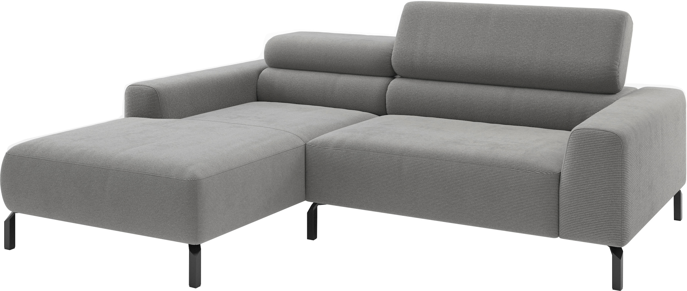 Home affaire Ecksofa »Ecksofa, L-Form,  incl. Kopfteilverstellung, Breite 223 cm« wahlweise elektrische Sitztiefenverstellung