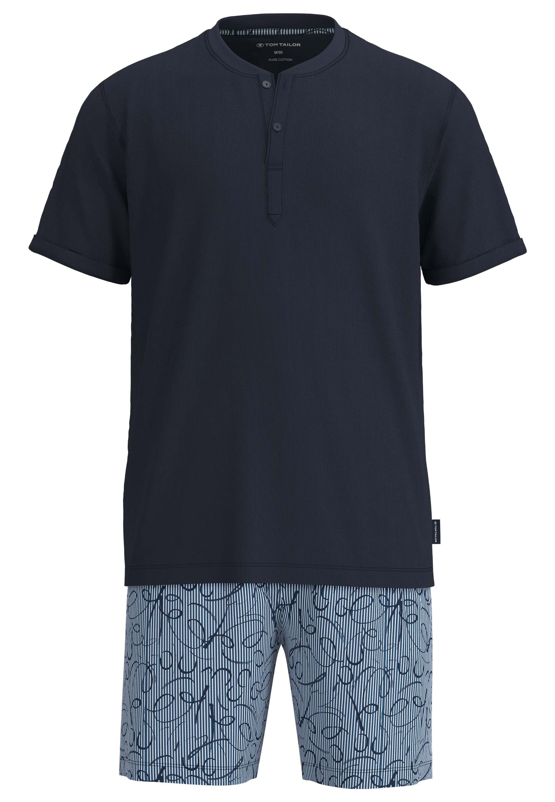 TOM TAILOR Shorty aus Baumwolle, Single Jersey, Sleepwear