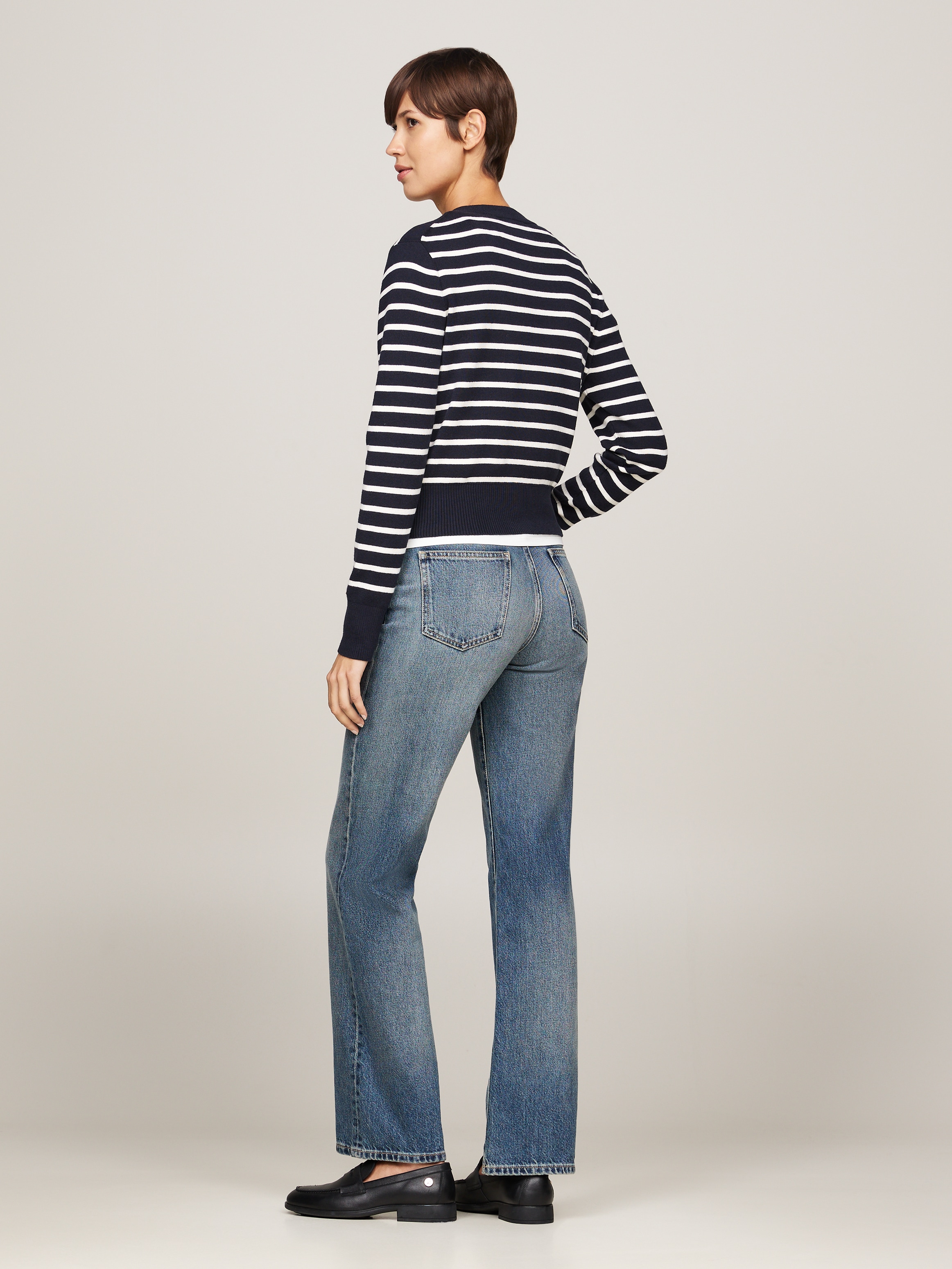Tommy Hilfiger Strickjacke, mit Logoprägung