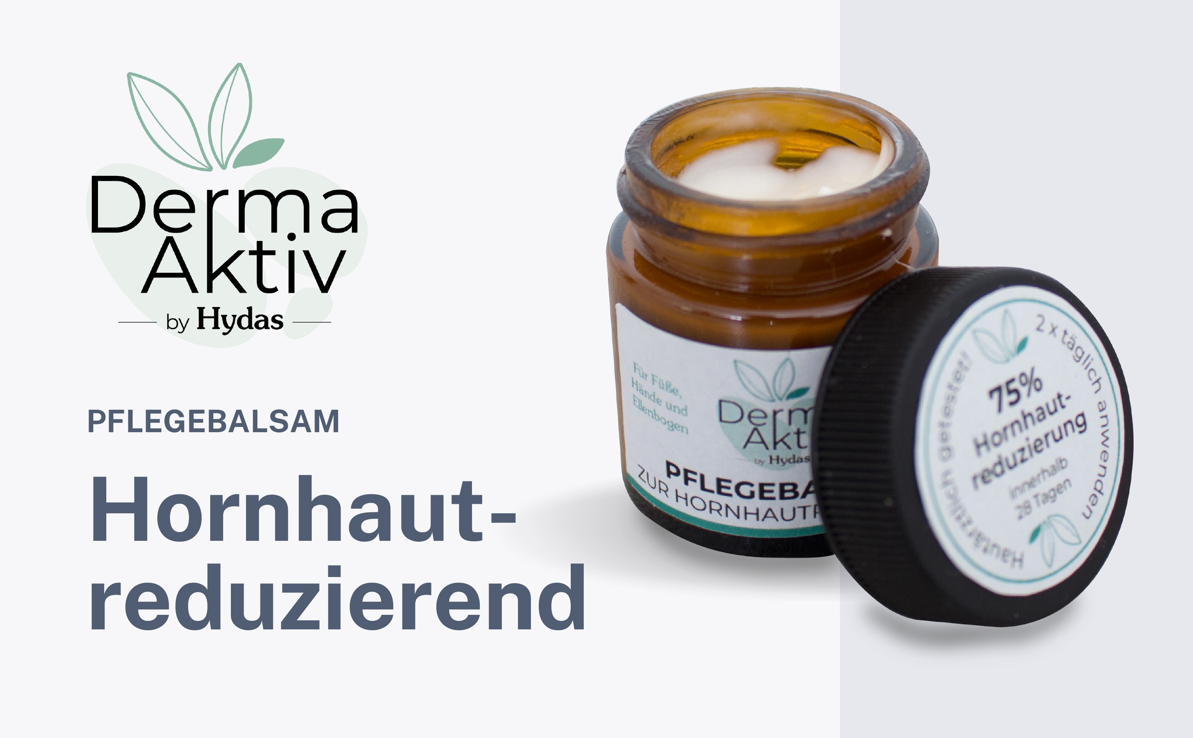 Hydas Hornhautbalsam »DermaAktiv Pflegebalsam zur Hornhautreduktion für raue Hautpartien« 75% Hornhautreduzierung in 28 Tagen, auch für Diabetikerhaut geeignet