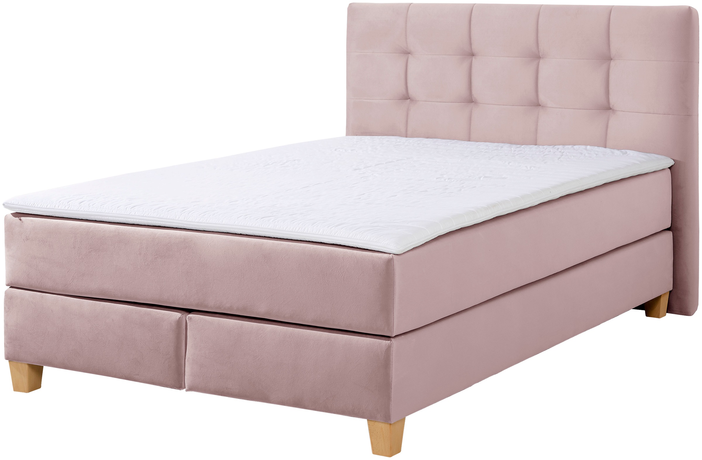 Home affaire Boxspringbett »Moulay«, inkl. Topper, in Überlänge 220 cm, 3 Härtegrade, auch in H4