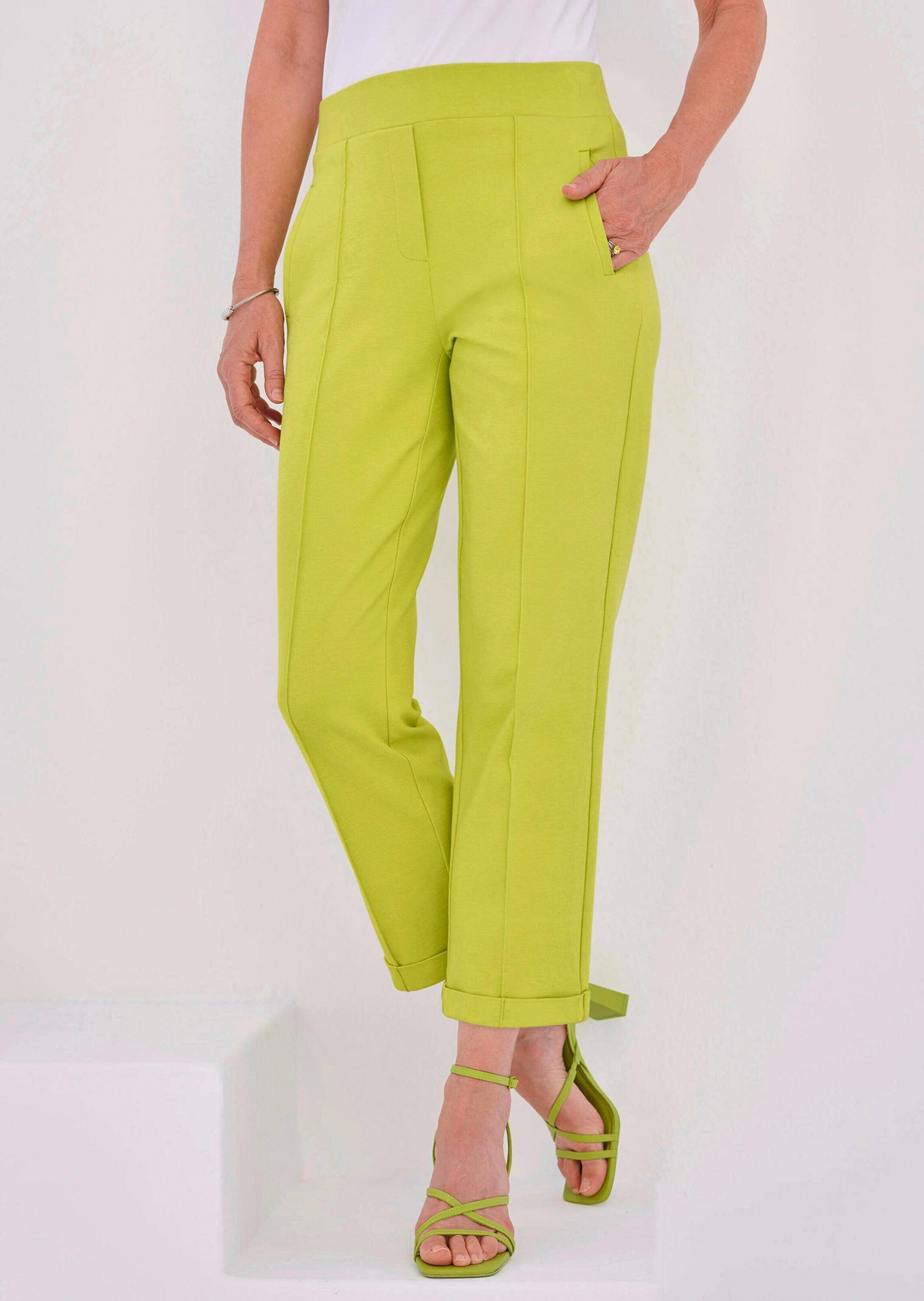 GOLDNER Stoffhose »Kurzgröße Hose mit 7/8-Länge«