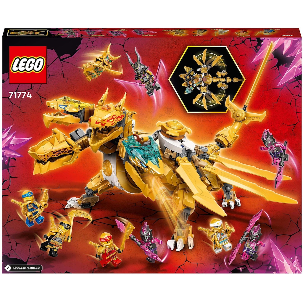 LEGO® Konstruktionsspielsteine »Lloyds Ultragolddrache (71774), LEGO® NINJAGO«, (989 St.)