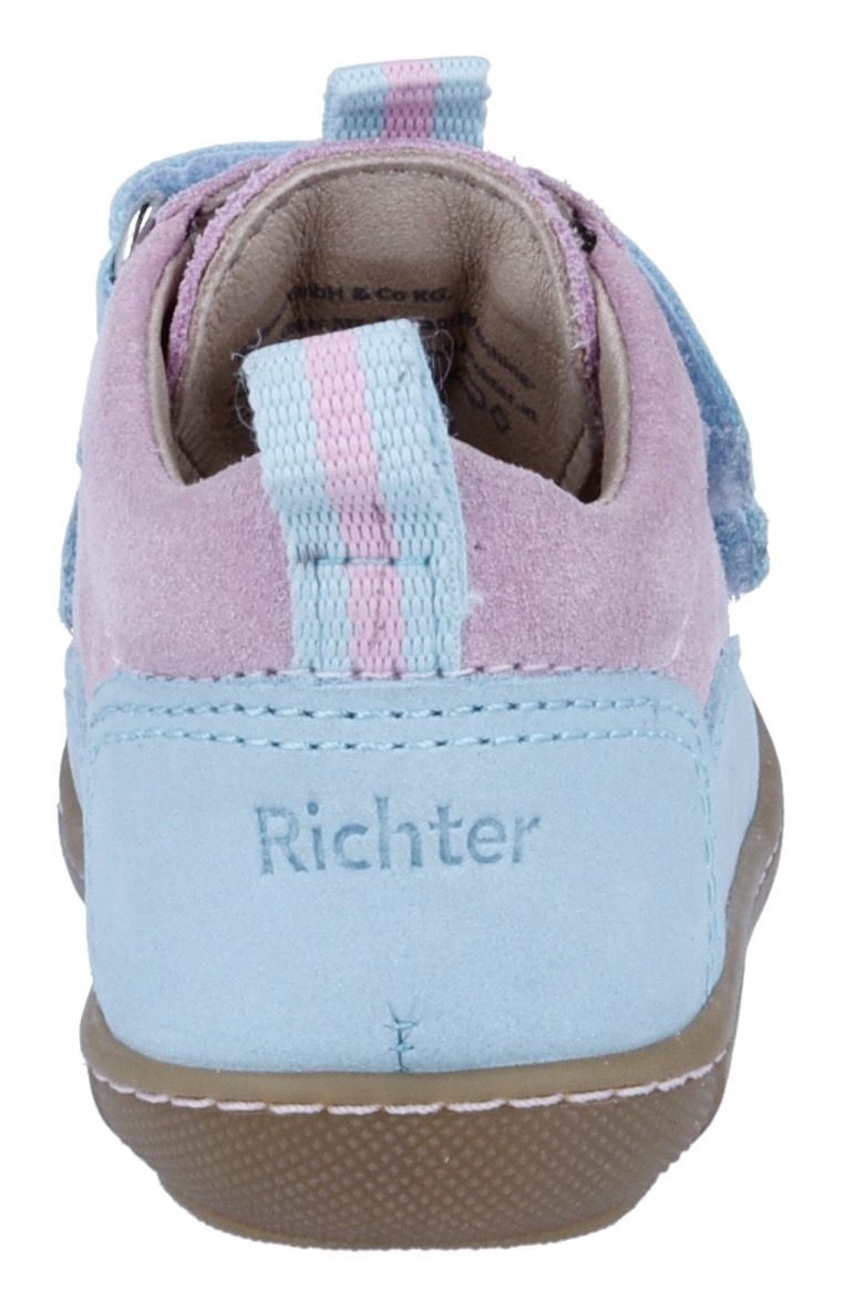 Richter Lauflernschuh »Maxi WMS: mittel«, Kindergartenschuh im coolen Materialmix, Größenschablone zum Download
