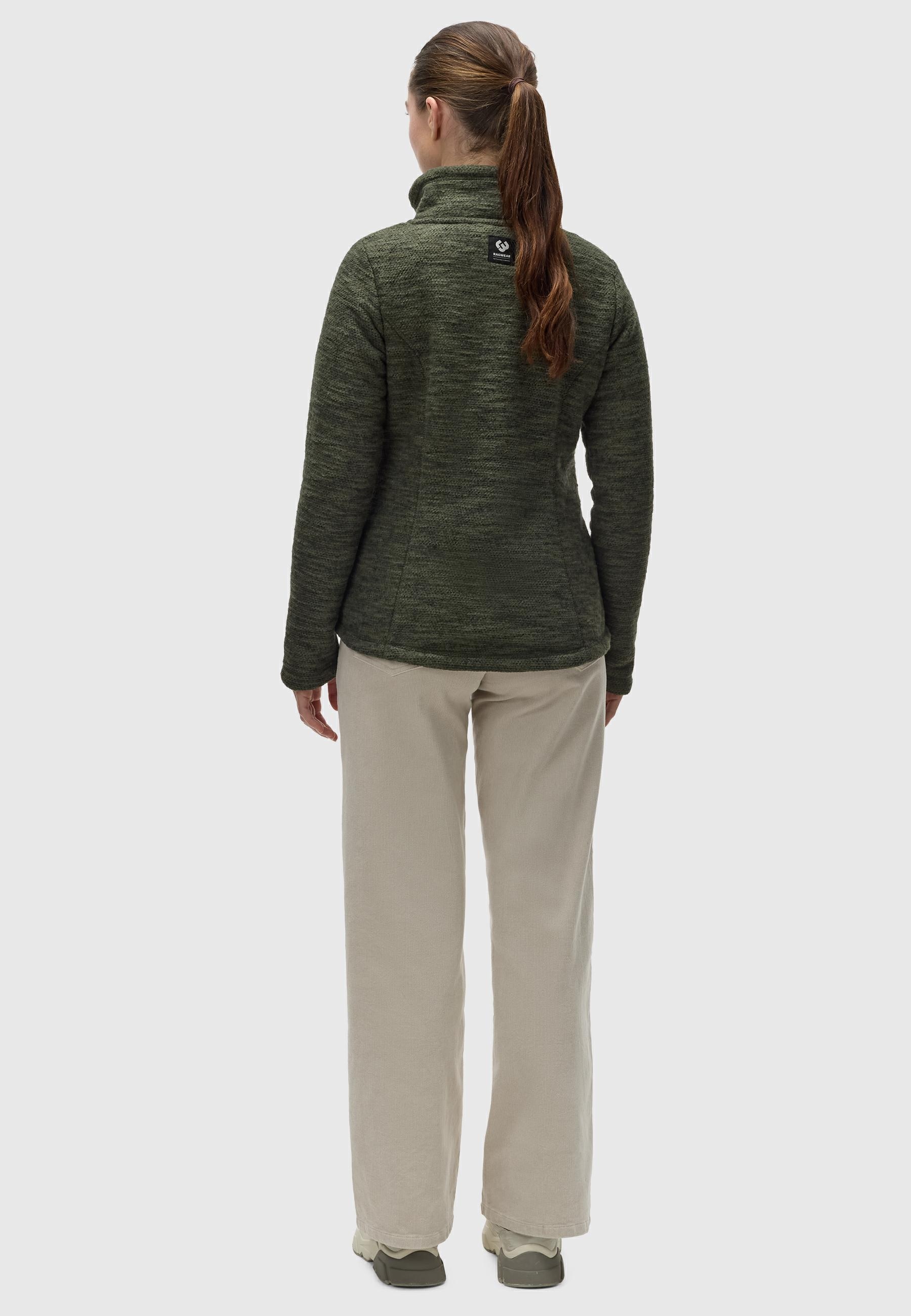 Ragwear Kapuzensweatjacke »Strickjacke Liram Melange«