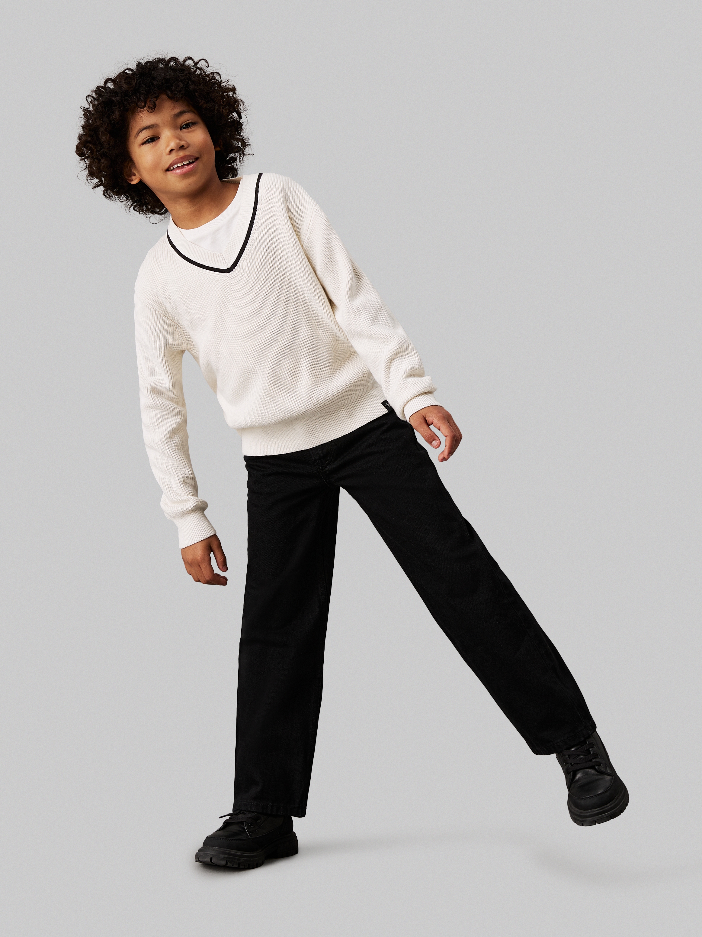 Calvin Klein Jeans Straight-Jeans »Skater Clean Black Rgd«, für Kinder bis 16 Jahre und im 5-Pocket-Style