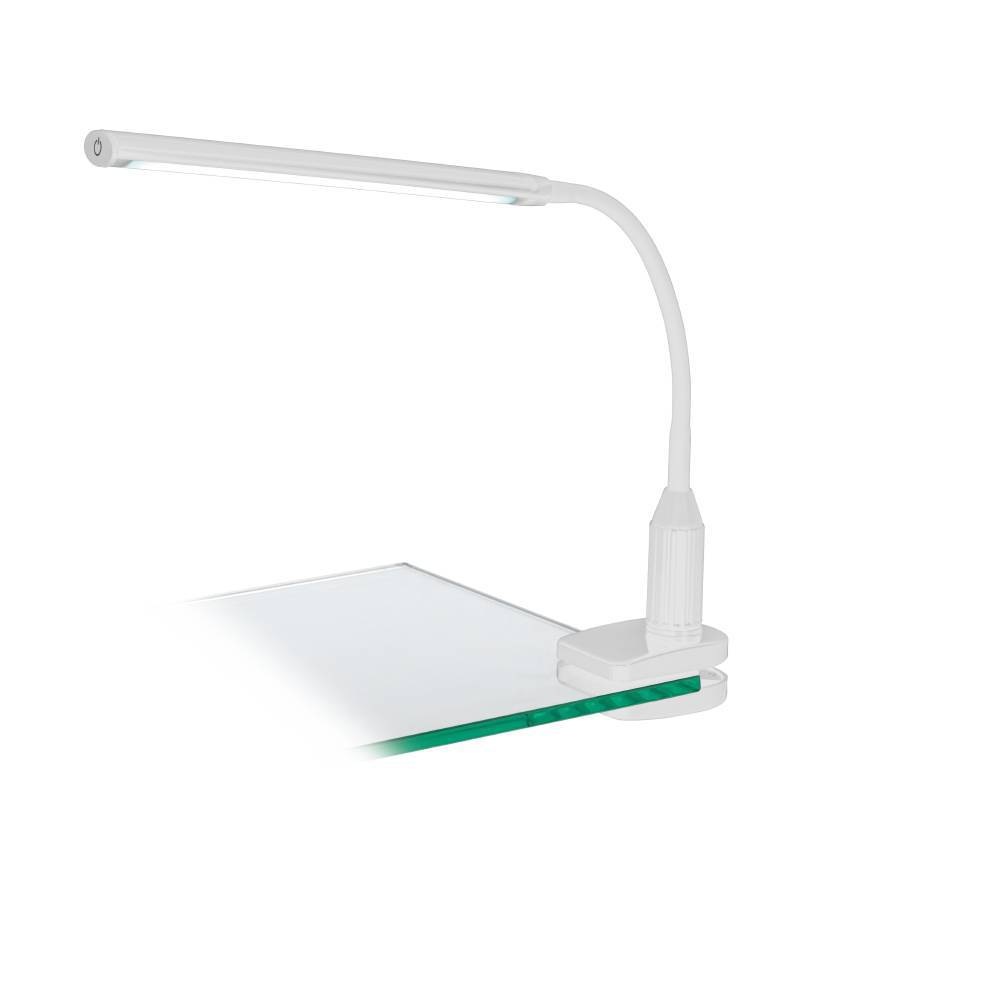 EGLO Klemmleuchte »LAROA Tischlampe, Touchsensor, 4-step dimming, Klemmlampe« LED-Board Neutralweiß Leselampe, Schreibtischlampe, Büro, Arbeitszimmer, 45x6,5x27,5cm