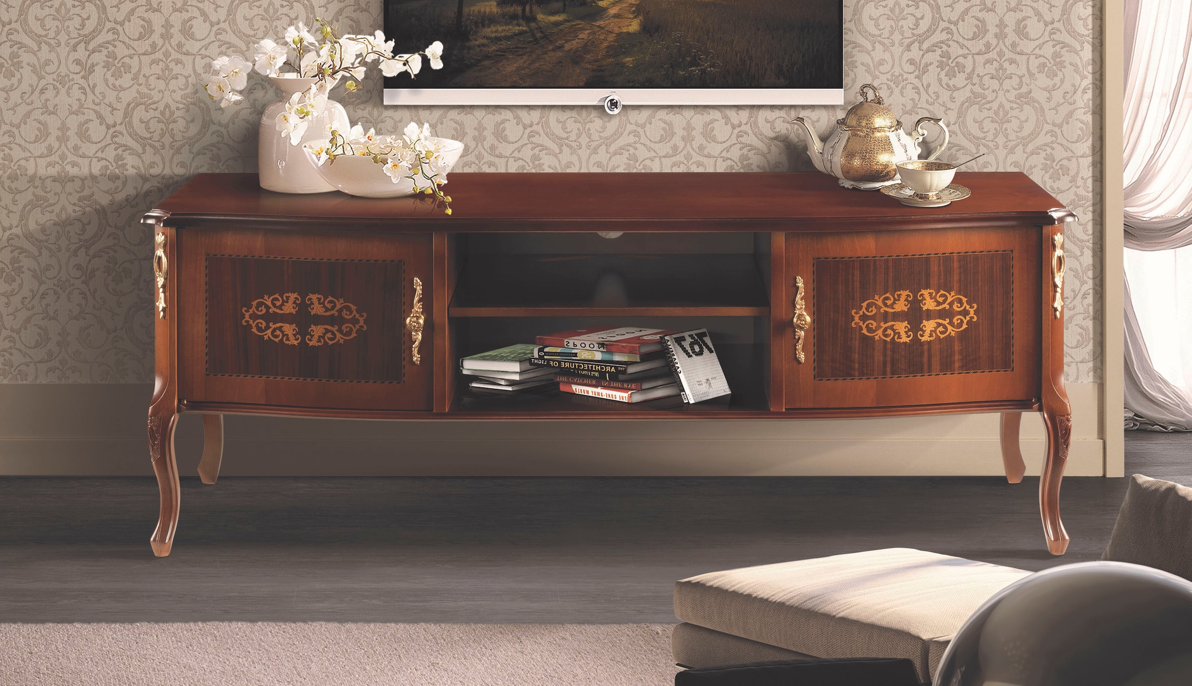 Home affaire TV-Board »TV-Board Riva«, Breite 137 cm