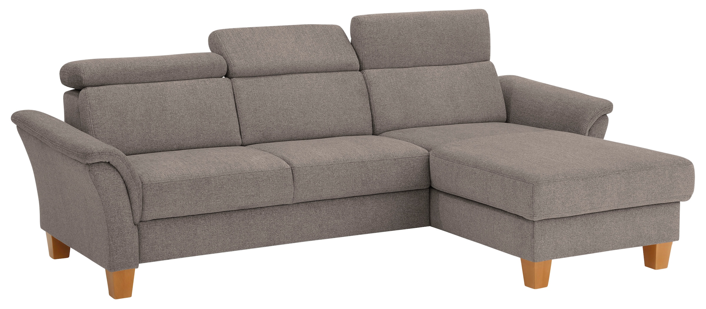 Home affaire Ecksofa »Conville L-Form«, Federkern, wahlweise mit Bettfunktion und Bettkasten bzw. Stauraum