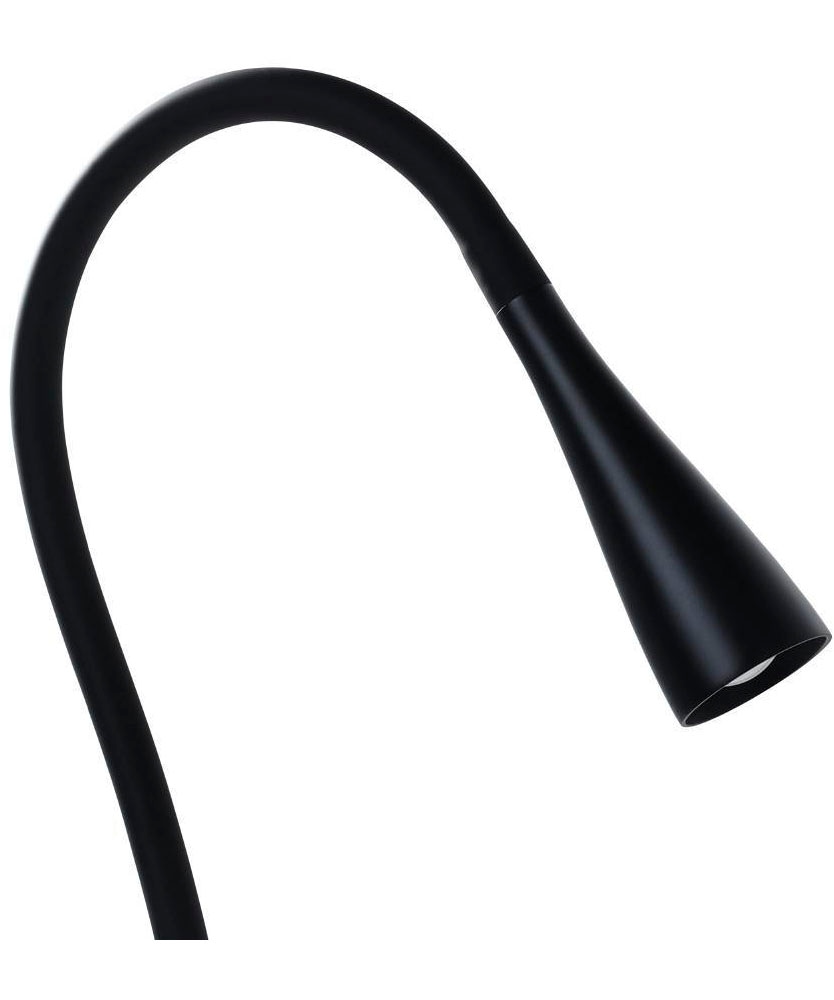 EGLO Tischleuchte »SNAPORA Tischlampe, Kunststoff und Alu, Schreibtischlampe, Bürolampe« LED-Modul 1 Stk. Warmweiß Tischleuchte, H48,5 cm, schwarz, 3W inkl.