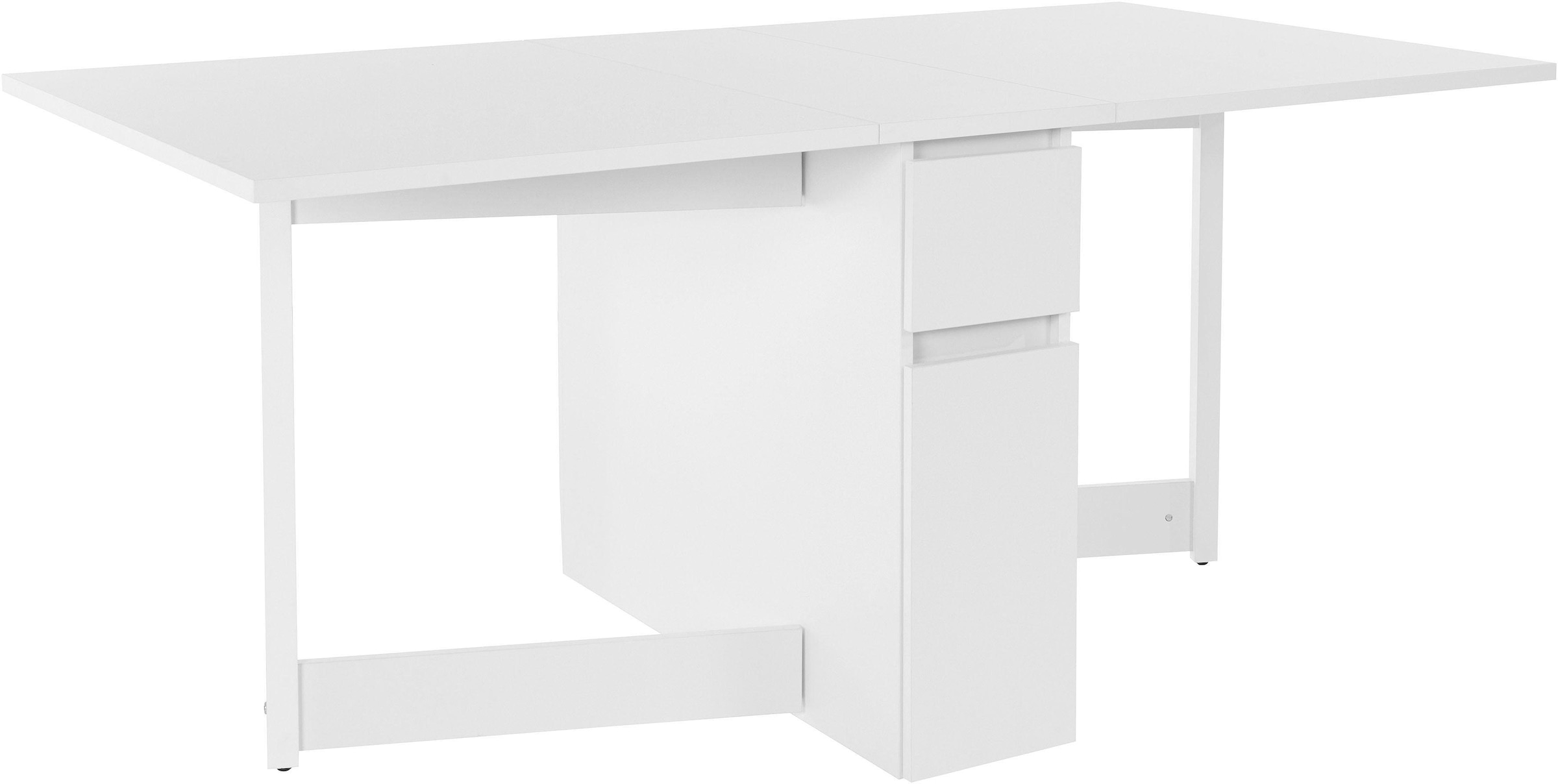 Esstisch »Jasper«, mit einer rechteckigen Tischplatte und Auszugsfunktion, Breite 90 cm