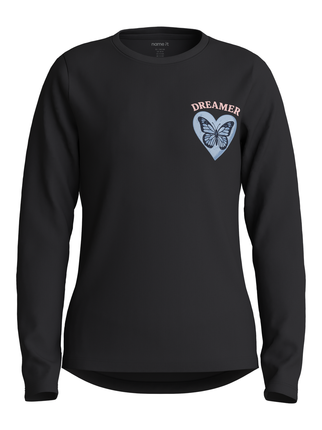 Name It Langarmshirt »NKFVIX LS TOP« Baumwollmischung, regular fit
