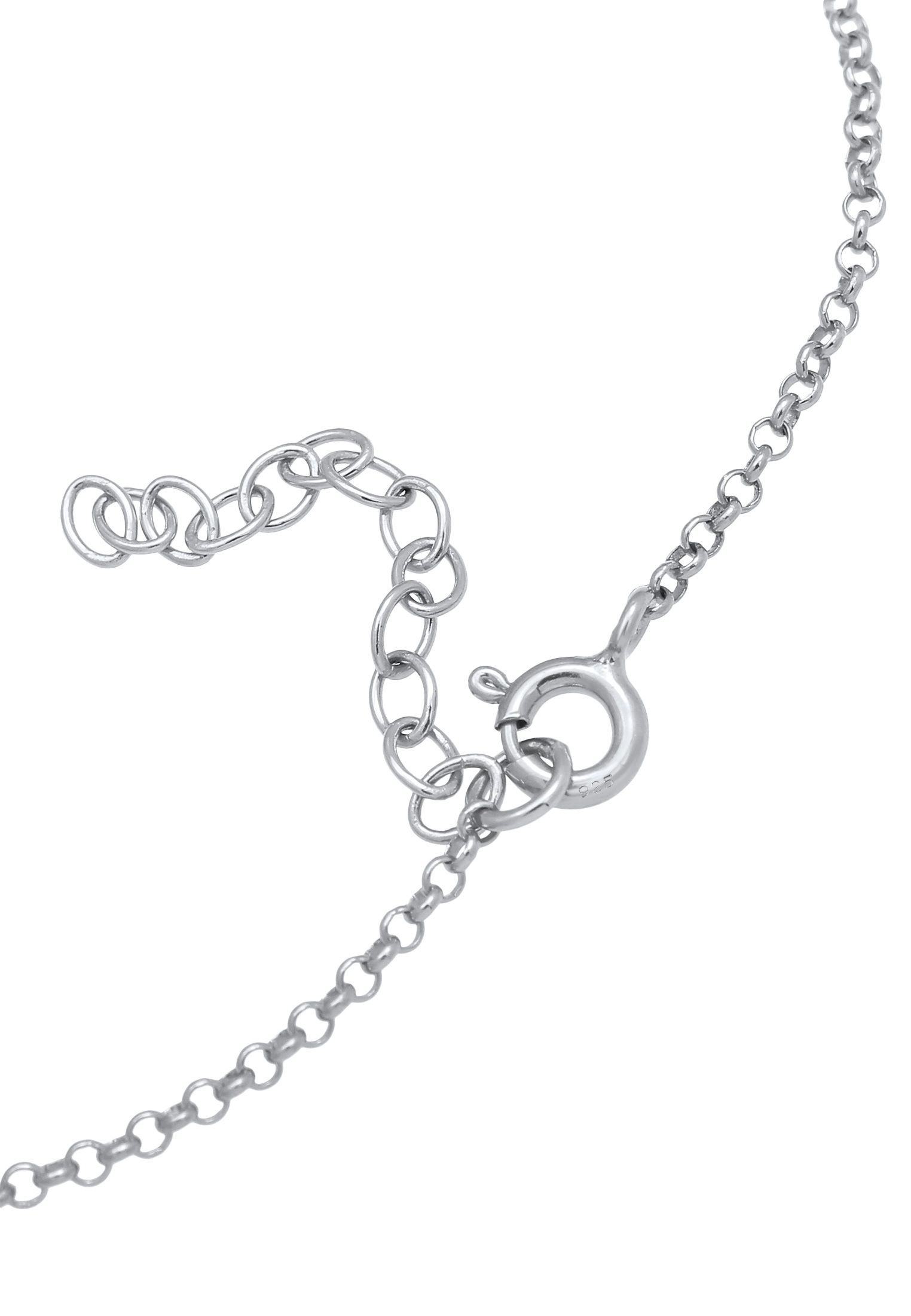 Elli Fußkette »Fußschmuck Fußkette Kleeblatt Glücksymbol 925 Silber«