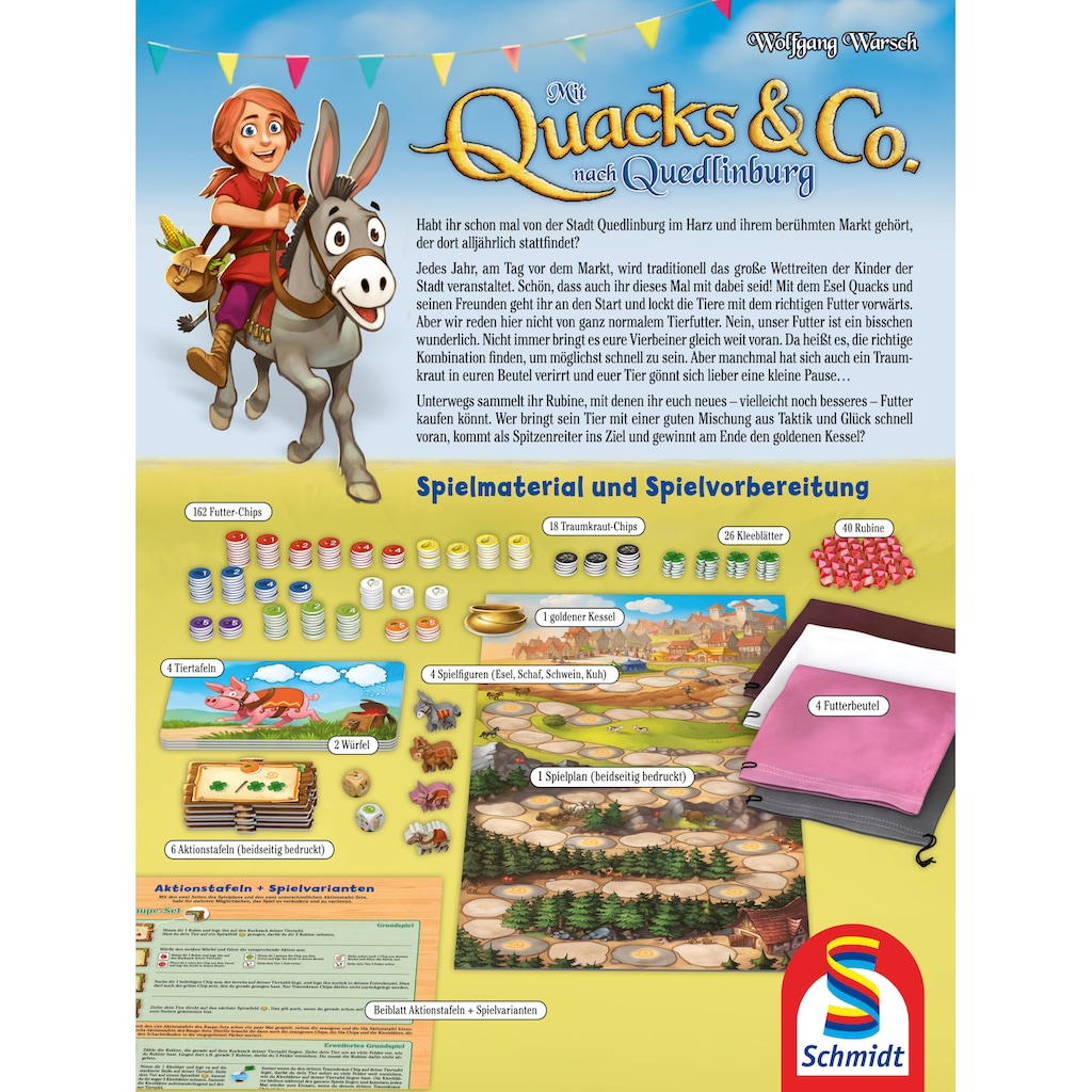 Schmidt Spiele Spiel »Mit Quacks & Co. nach Quedlinburg«