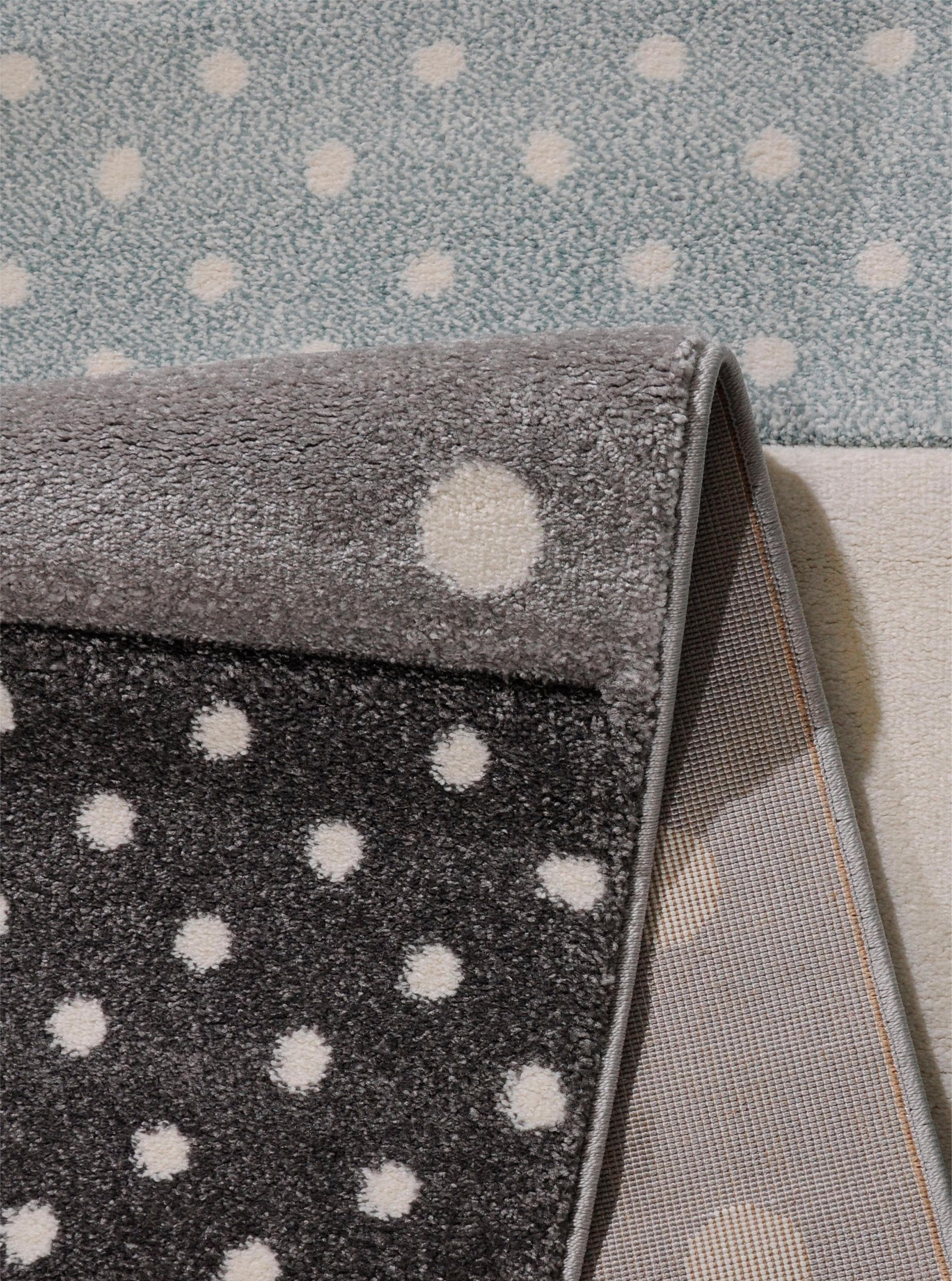 merinos Kinderteppich »Pastel Kids 20340«, rechteckig, 13 mm Höhe, Mond und Sterne, Konturenschnitt