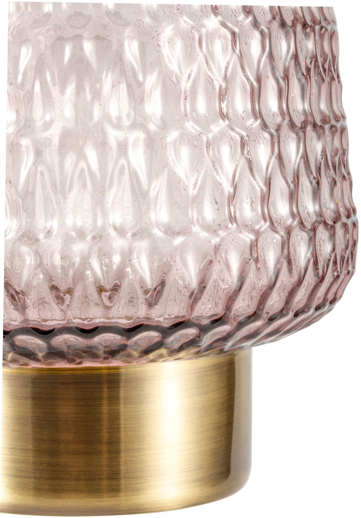 Pauleen Tischleuchte »Sparkling Glamour«, 1 flammig, Leuchtmittel E27 | Leuchtmittel wechselbar, E27, Batterbiebetrieben, Timerfunktion, Windlicht