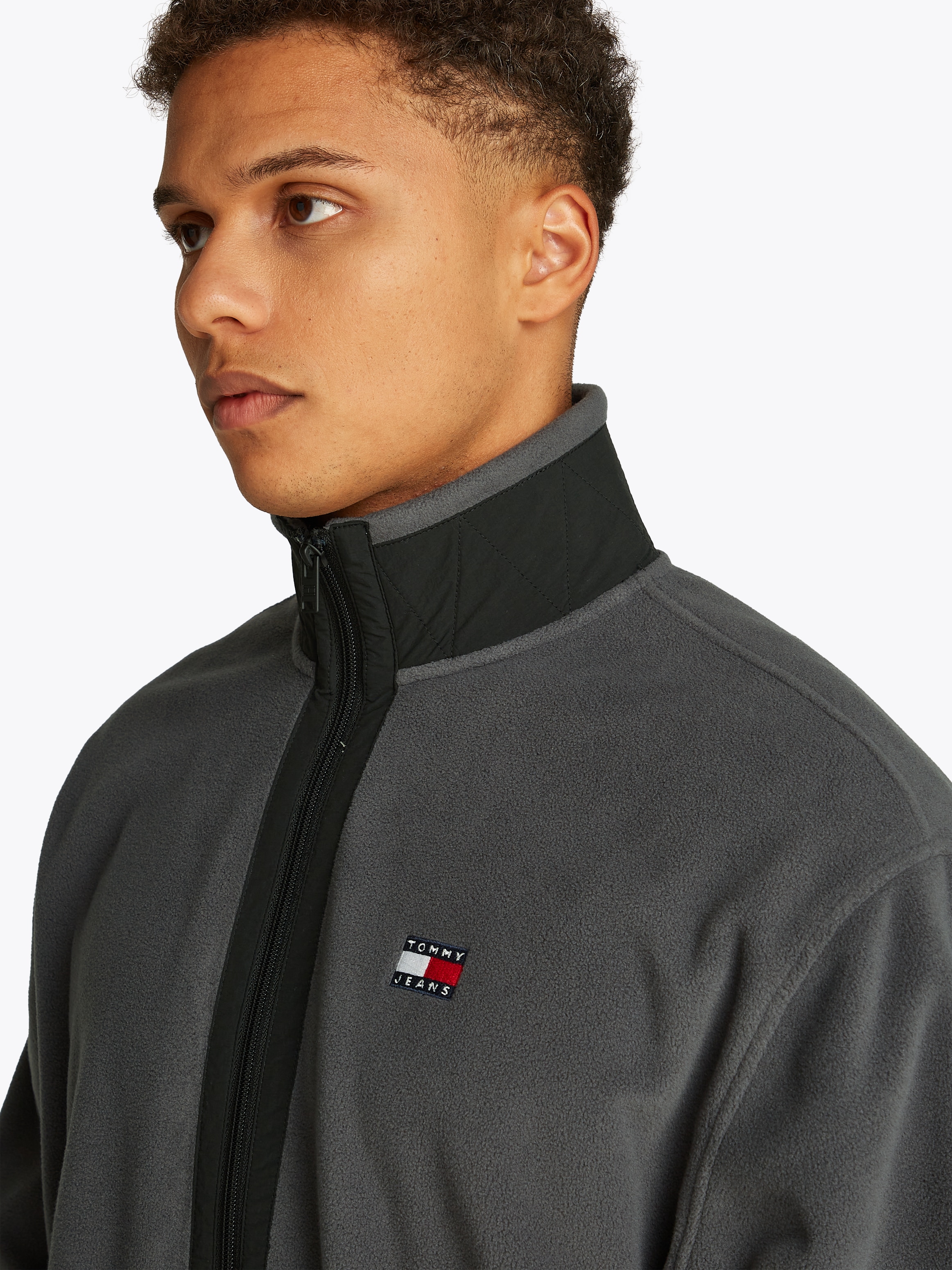 Tommy Jeans Plus Fleecejacke »TJM RLX FZ POLAR FLEECE EXT«, Große Größen