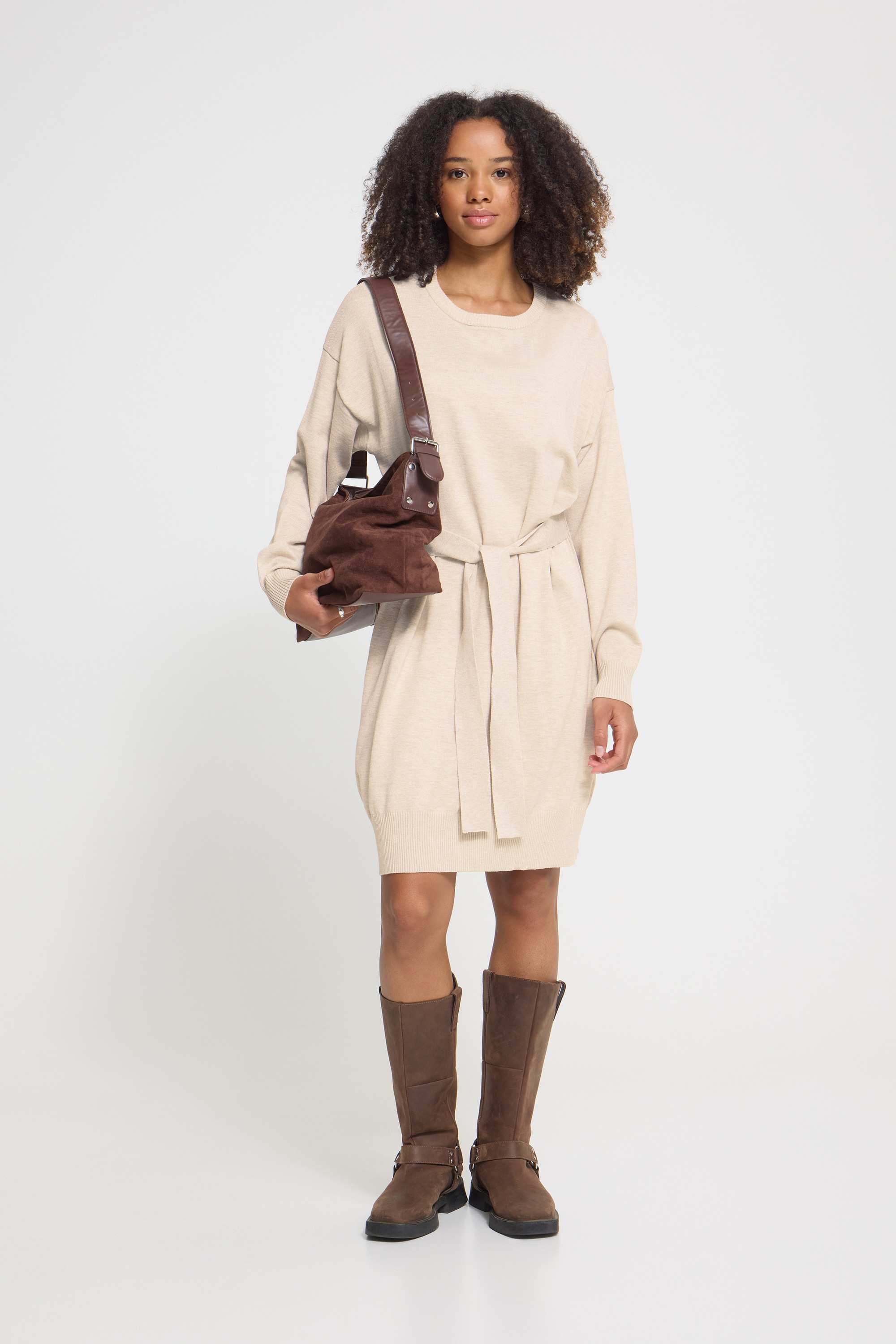Ichi Midikleid »Damen Casual IHLULS«