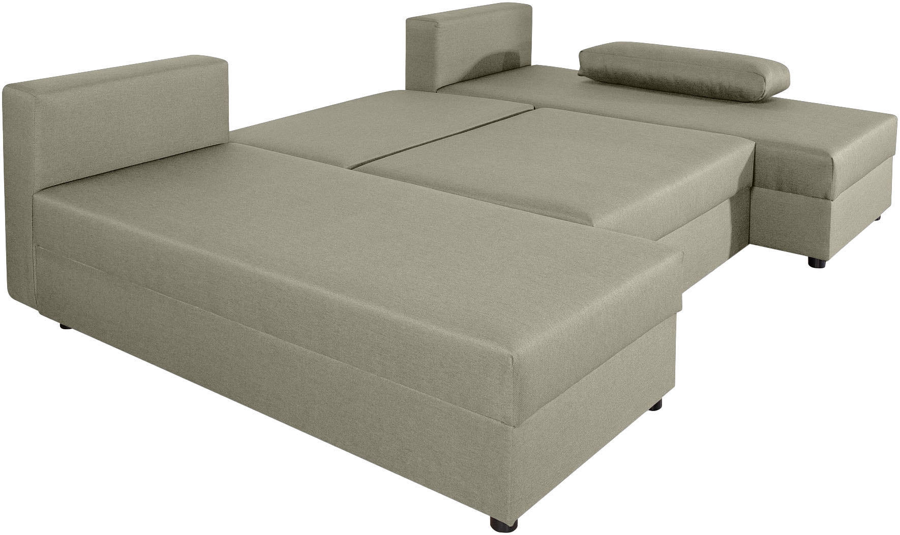 COLLECTION AB Wohnlandschaft »Pico U-Form«, Wohnlandschaft,2 X Ottomane,Polyätherschaum Polsterung