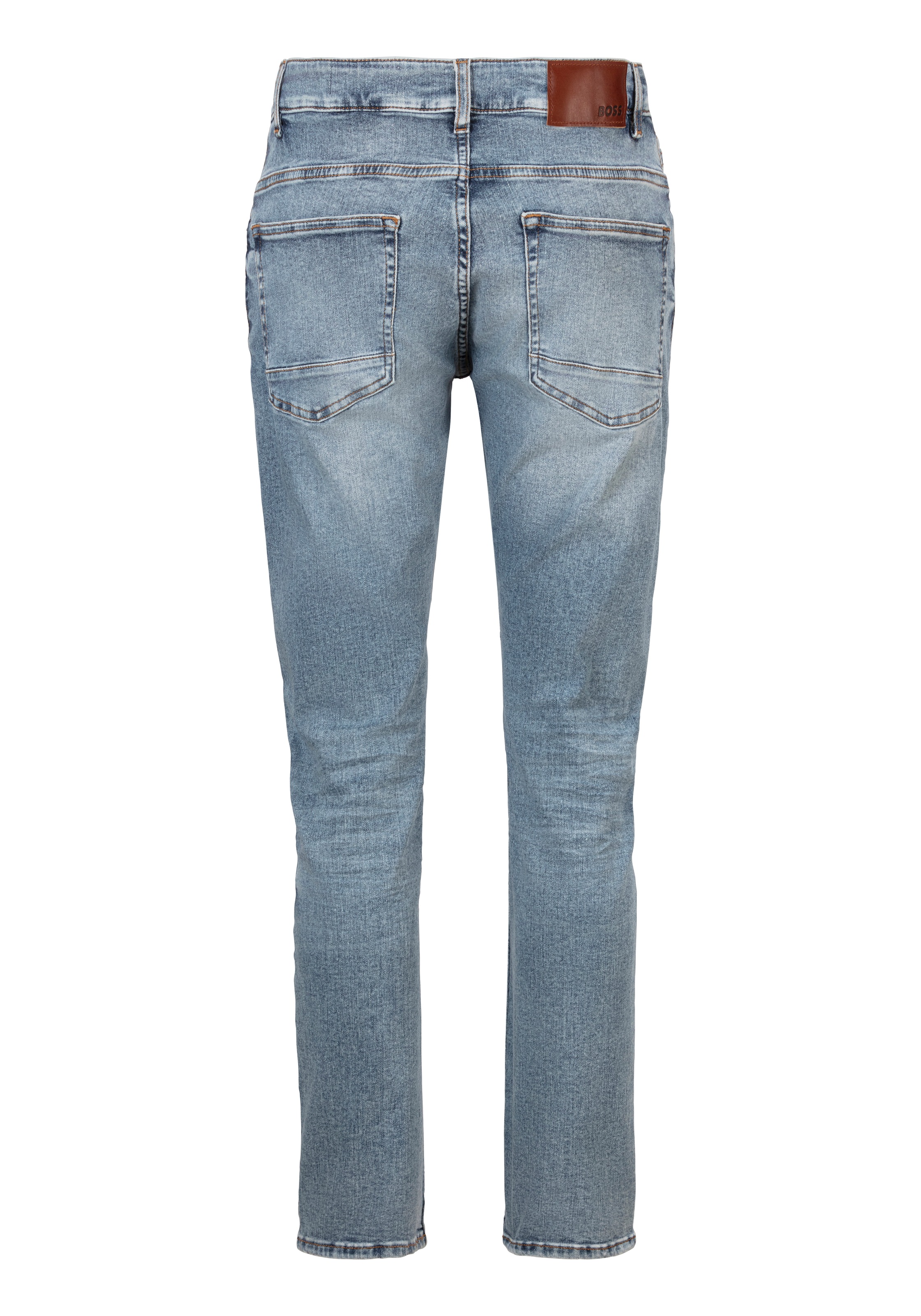 BOSS ORANGE Slim-fit-Jeans »Delaware BC-C«, mit Leder-Badge