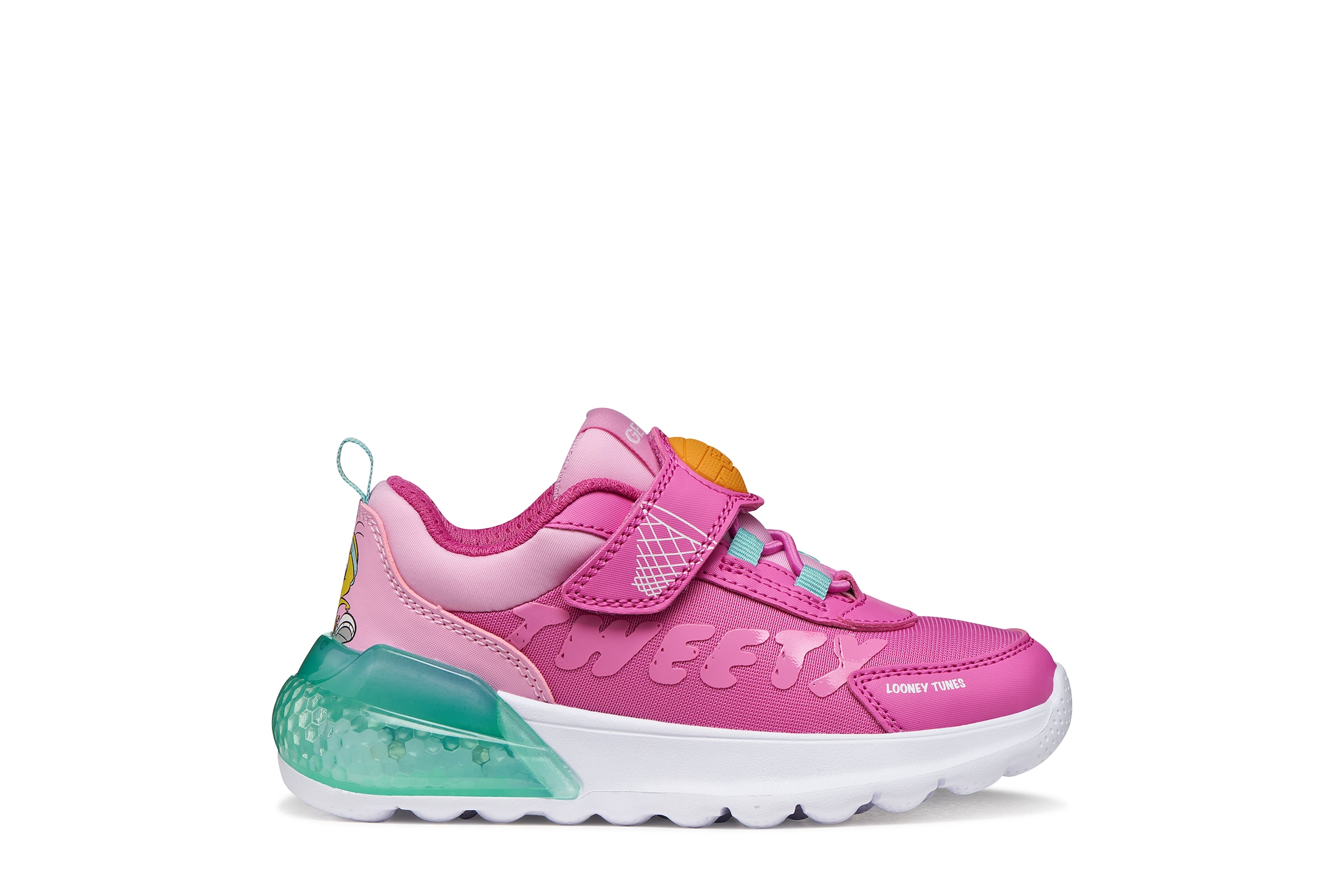 Geox Sneaker »Blinkschuh J ACTIVART ILLUMINUS«  Halbschuh, Klettschuh, Blinkfunktion, Größenschablone zum Download