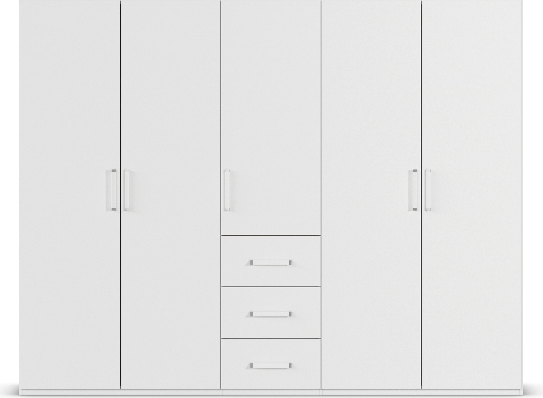 rauch Drehtürenschrank »Kleiderschrank Schrank Garderobe Schlafzimmerschrank EVELYN«, (in 2 Höhen 197 oder 210 cm erhältlich), in elegantem Stil mit Schubladen 3 Breiten und 2 Höhen MADE IN GERMANY