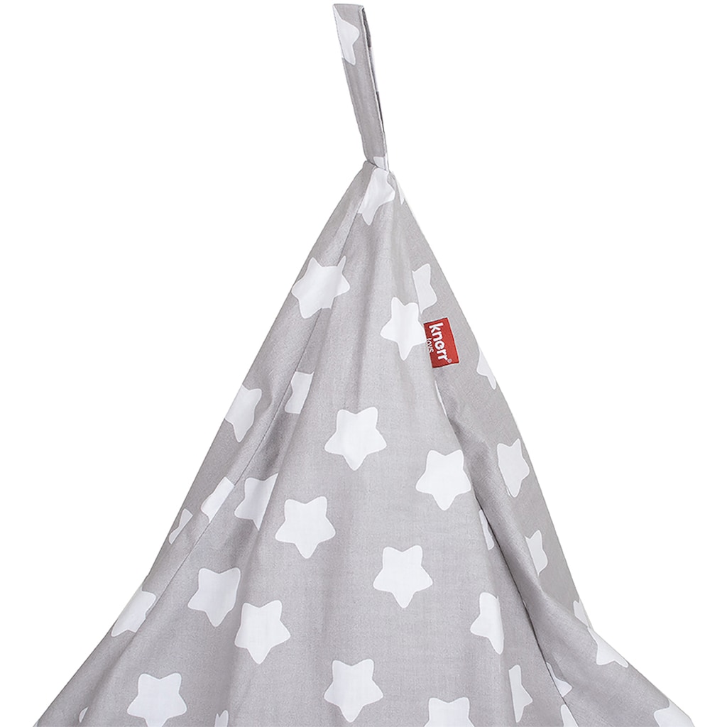 Knorrtoys® Sitzsack »Drop, Grey White Stars«