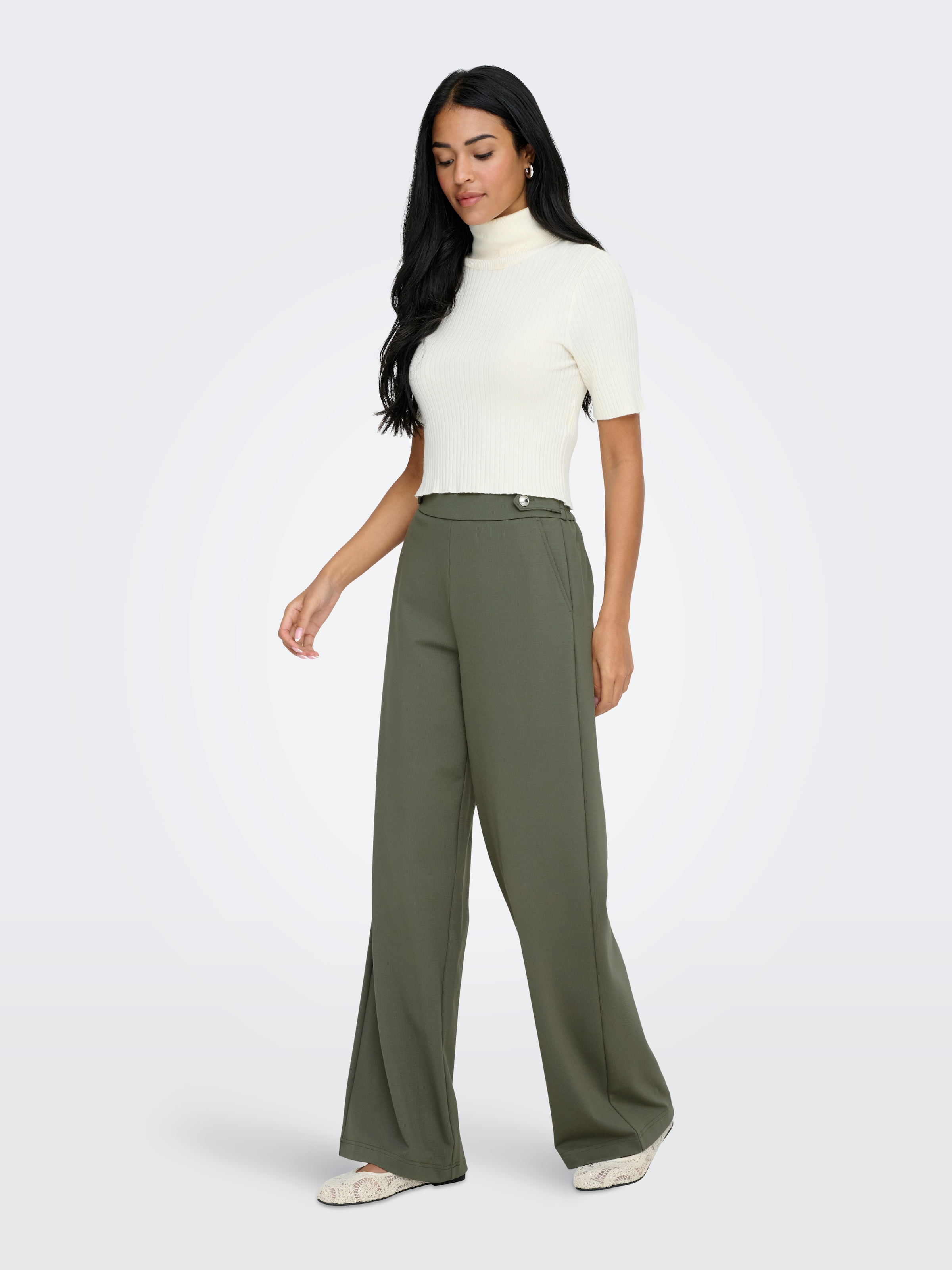 ONLY Stoffhose »ONLEVALY-LIKA LIFE HW WIDE PANT TLR«