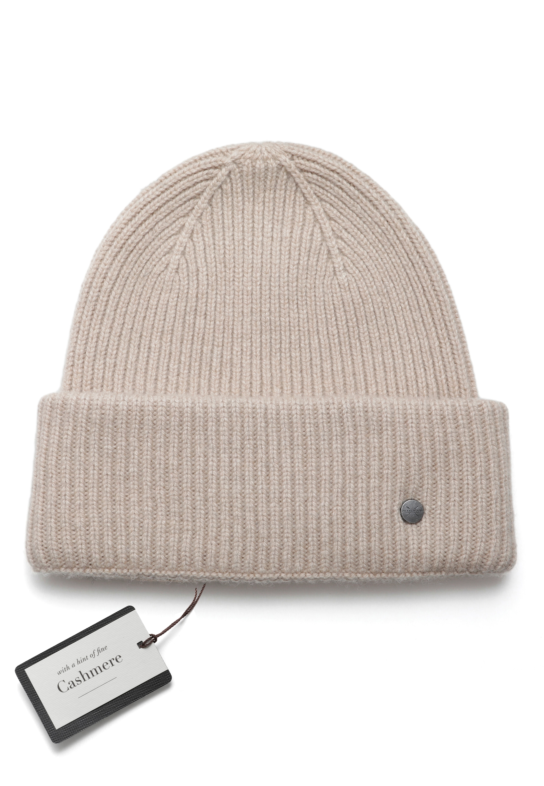PEARLWOOD Strickmütze »IVA« Feinripp, breiter Umschlag, Temperaturregulierend, Wollanteil