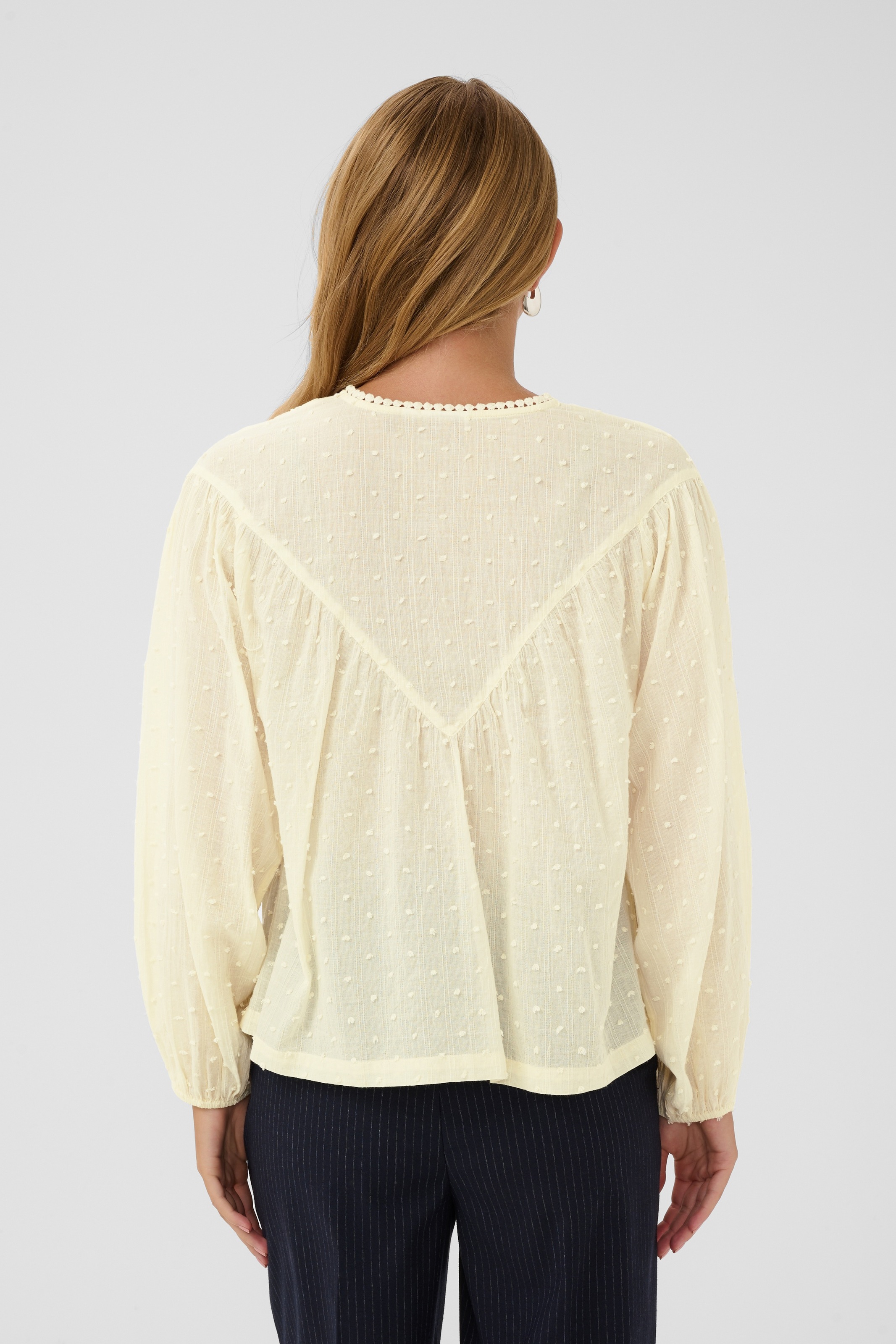 Saint Tropez Langarmbluse »TuttiSZ Blouse« Baumwolle, A-shape