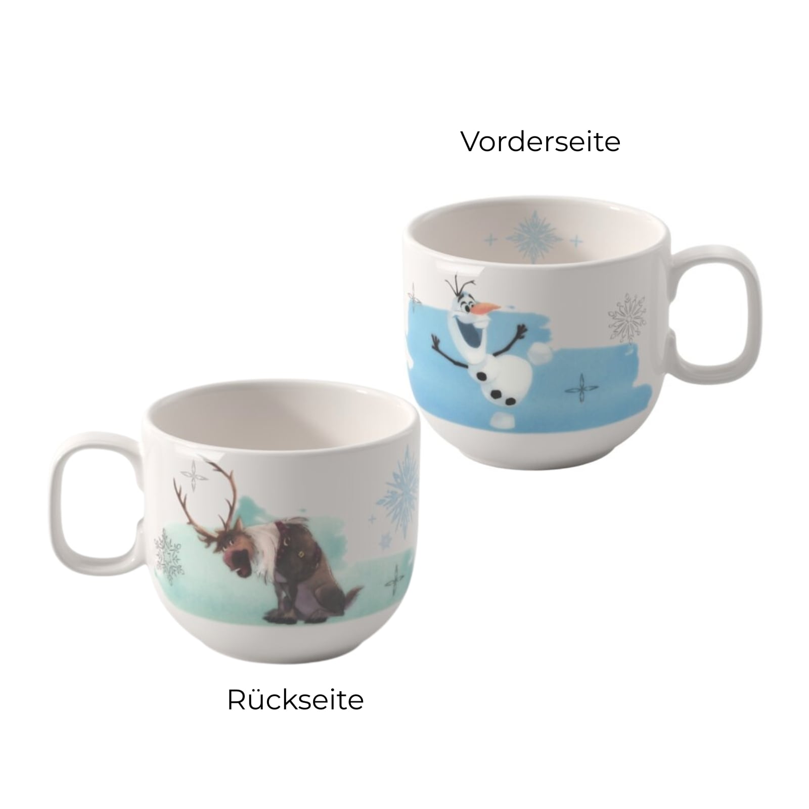 Villeroy & Boch Kindergeschirr-Set »Kindergeschirr-Set Disney Frozen 7er Set bunt« Spülmaschinenfest, Mikrowellensicher