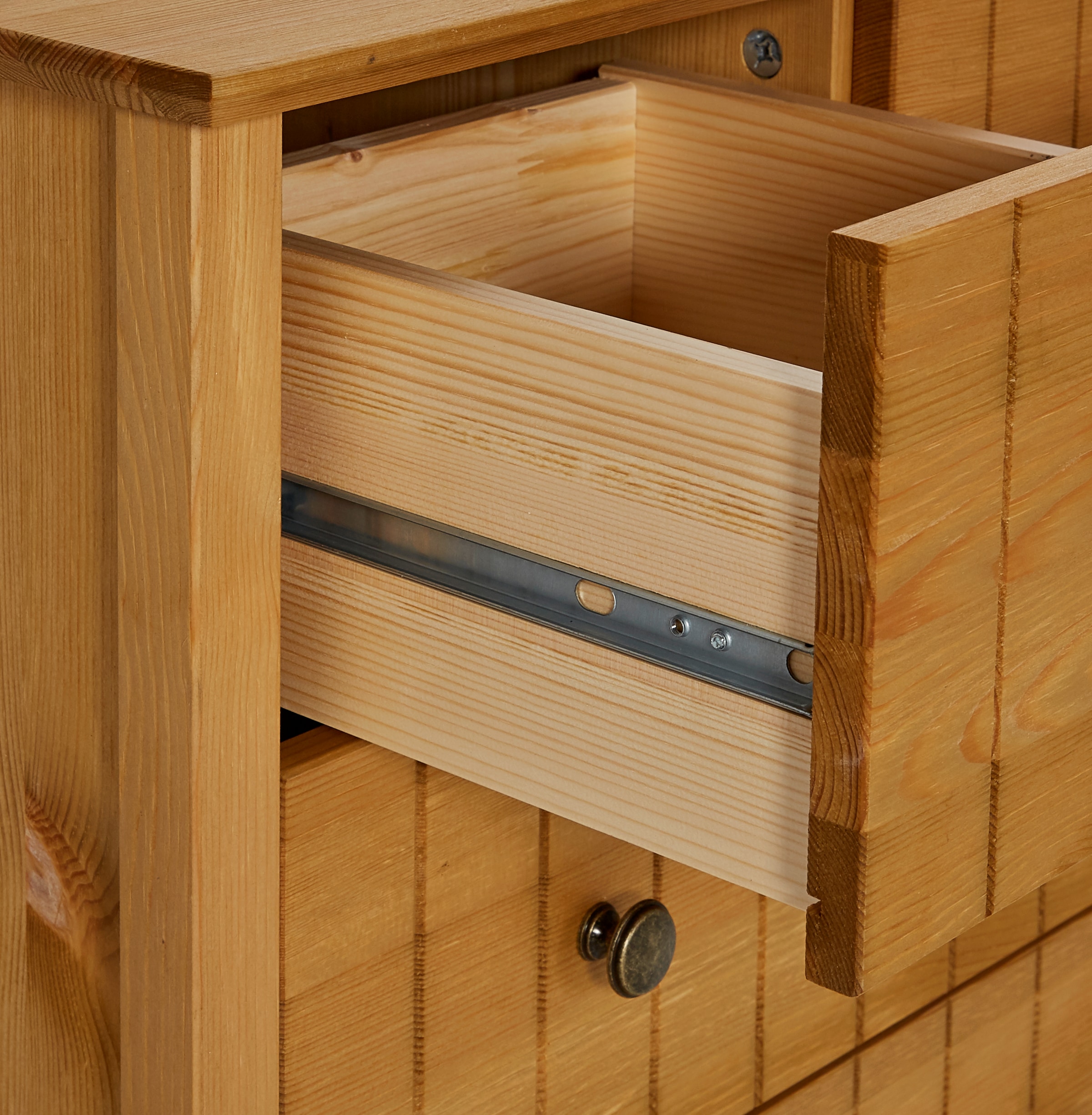 Home affaire Badkommode »Vili«, Badezimmerschrank, Unterschrank, 4 Schubladen, aus Massivholz