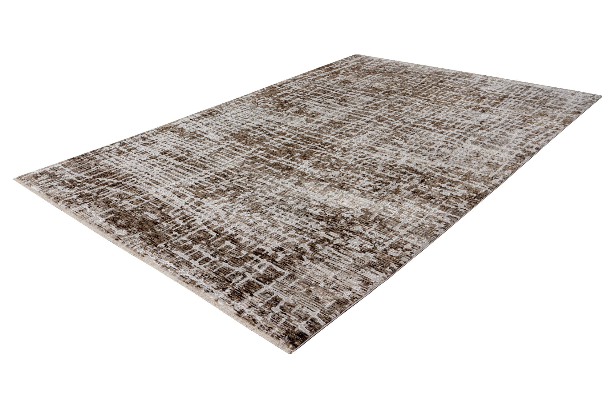 Kayoom Teppich »Amora 260« rechteckig 13 mm Höhe Kurzflor, Vintage, Hoch Tief Struktur, Wohnzimmer