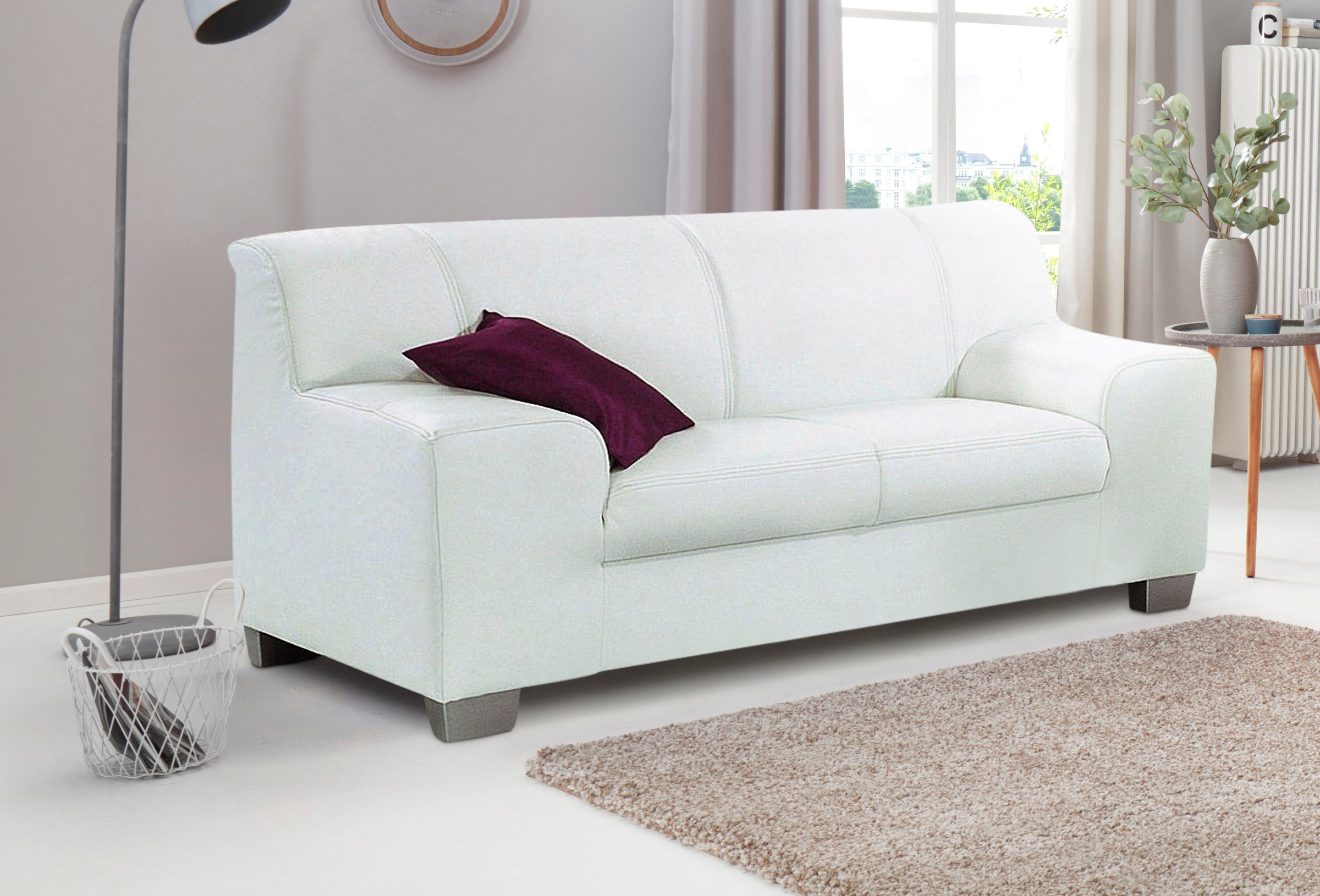DOMO collection 2-Sitzer »Amando zeitlos und modern, komfortabel,«, in vielen Bezugsvarianten, auch in Leder