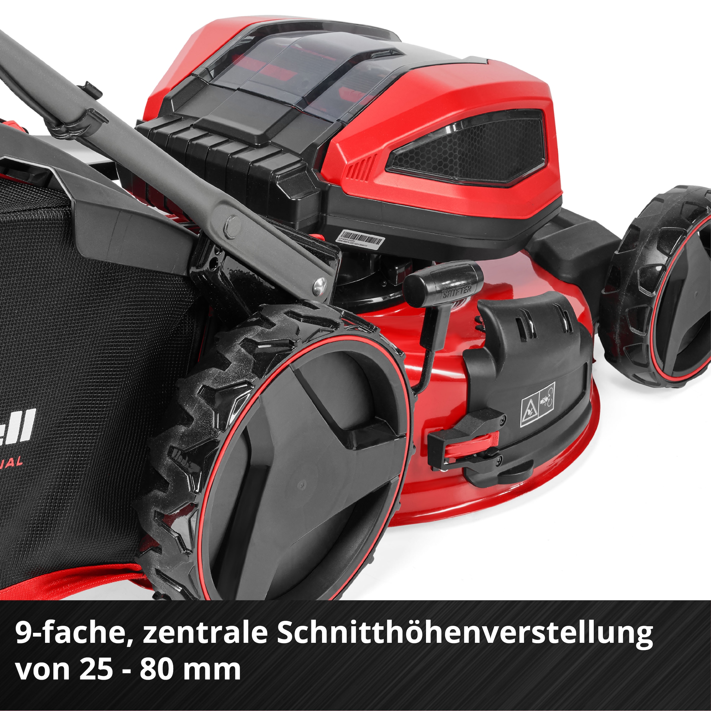 Einhell Akkurasenmäher »GP-CM 36/52 S Li BL (4x5,2Ah)« 4 x 5,2 Ah Plus Akkus und 2 Twincharger