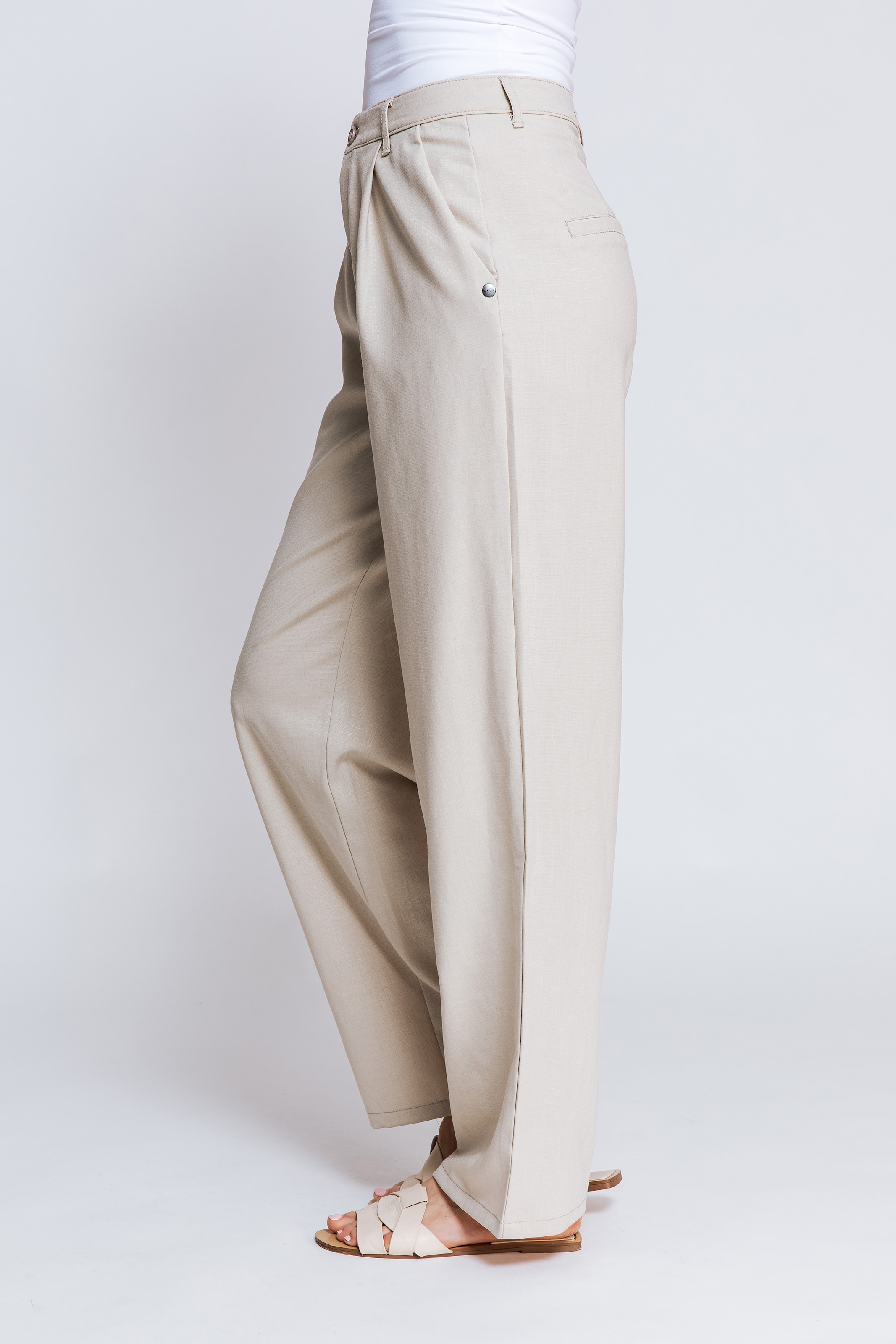 Zhrill Bundfaltenhose, in Unifarbe