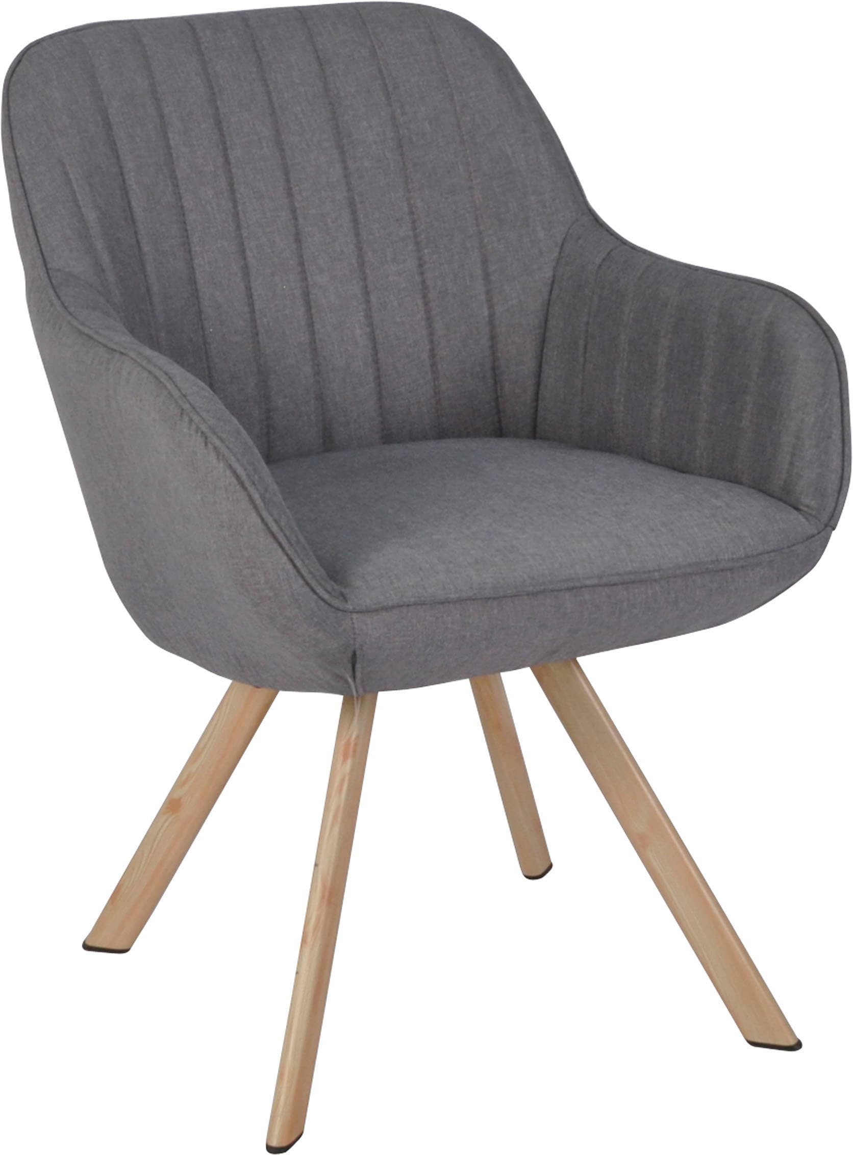 Homexperts Esszimmerstuhl »Carlo«, (Set), 2 St., Webstoff, Drehstuhl, Bezug in Webstoff