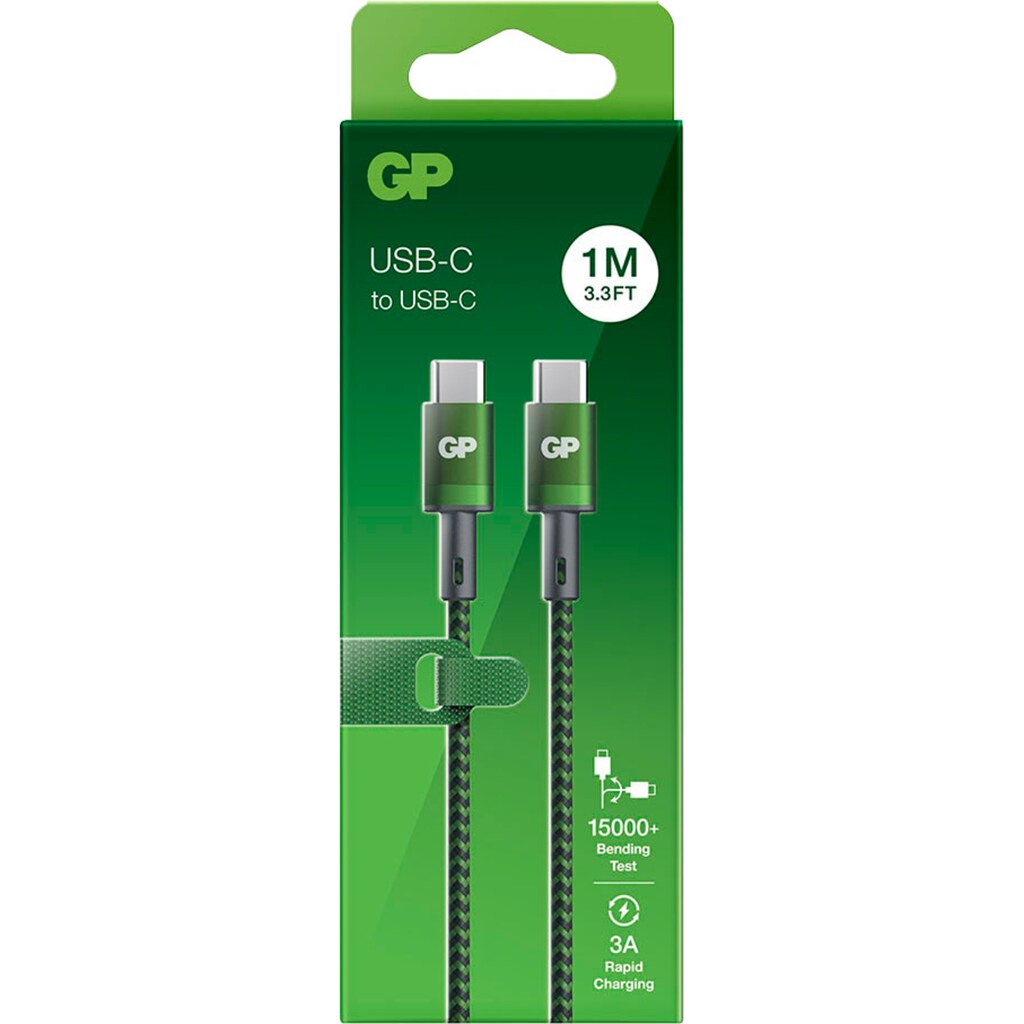 GP Batteries USB-Kabel »CC1B Type C«, USB-C, USB-C, 100 cm