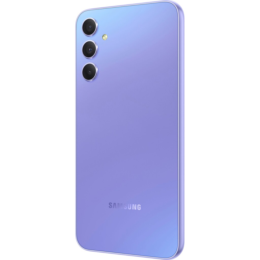 Samsung Smartphone »Galaxy A34 5G 256GB«, leicht violett, 16,65 cm/6,6 Zoll, 256 GB Speicherplatz, 48 MP Kamera