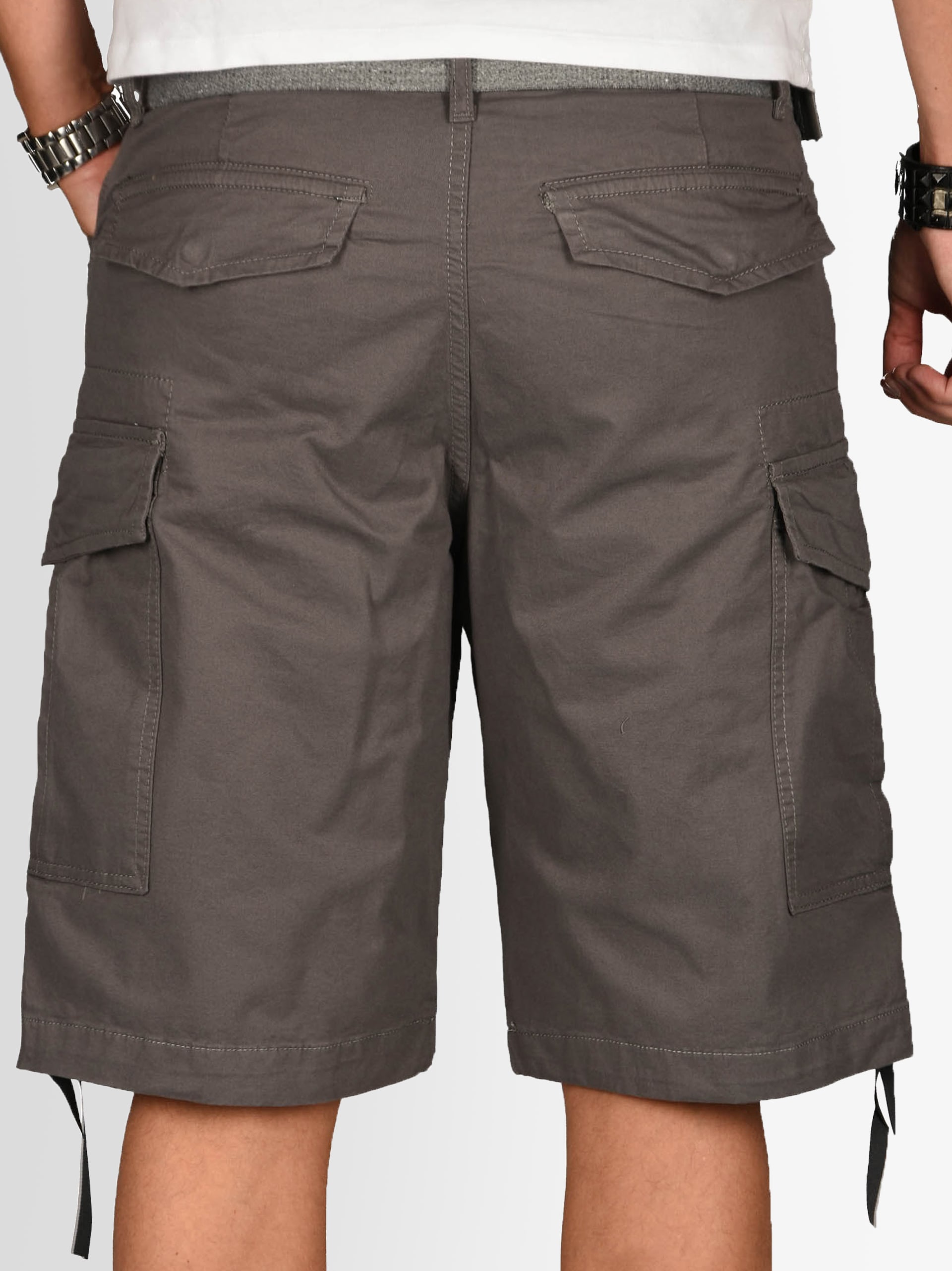 Alessandro Salvarini Cargoshorts »A. Salvarini Herren Designer Cargo Shorts Cargoshorts kurze Hose Gürtel AS133«