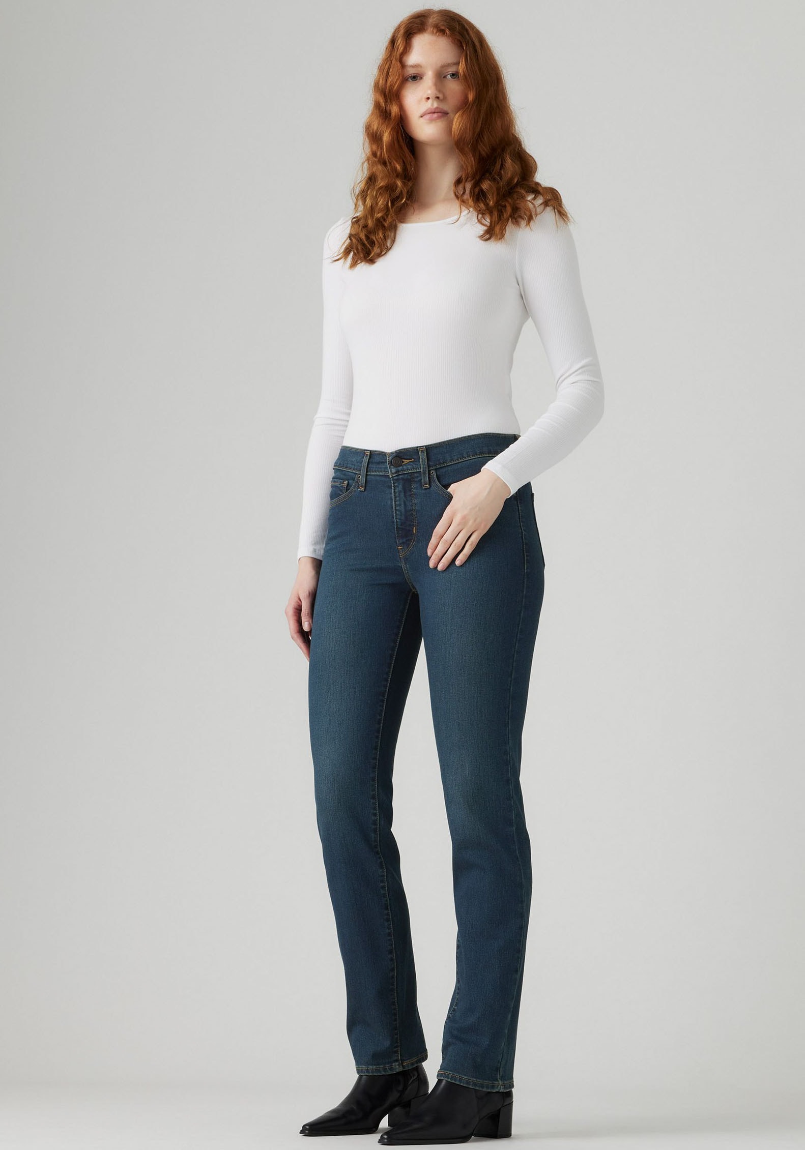 Levi's® Gerade Jeans »314 Shaping Straight«, mit Stretch