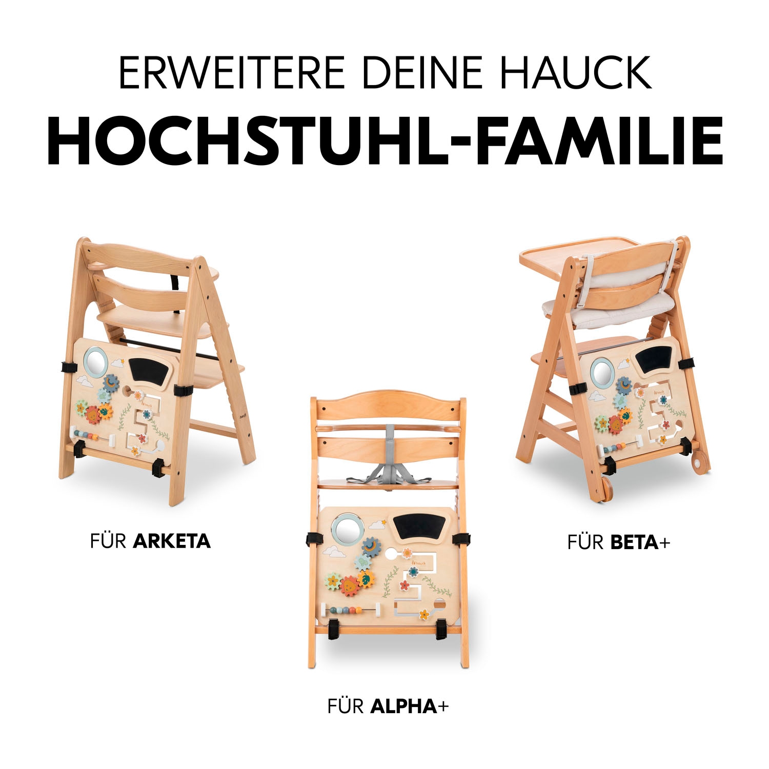 Hauck Motorikbrett »Highchair Play Board«, FSC® - schützt Wald - weltweit; für Hochstühle Alpha+, Beta+, Arketa