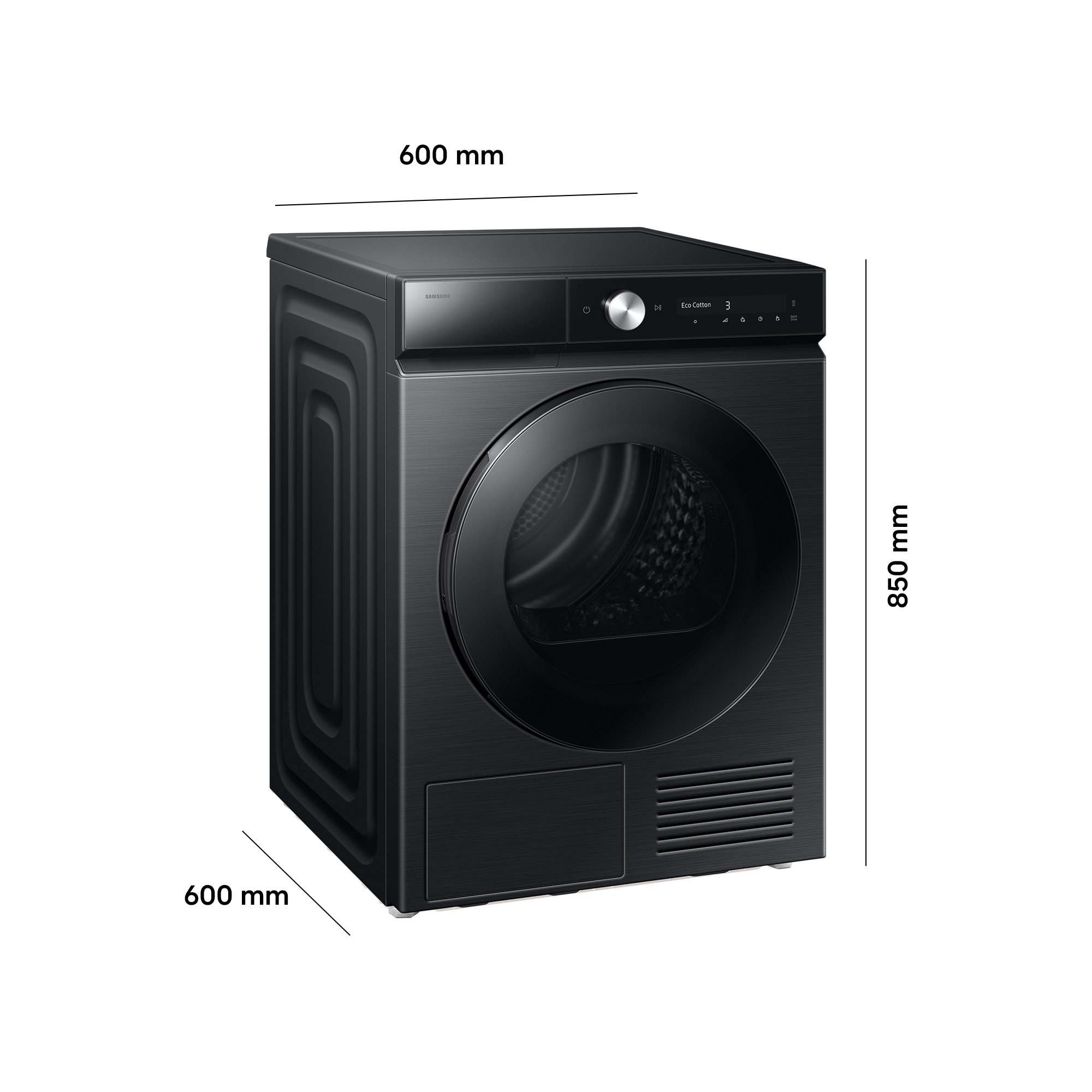 Samsung Wärmepumpentrockner »DV90DB7845GBU2« DV7400D QuickDriveᵀᴹ Option ‑ Spart bis zu 35 % Zeit