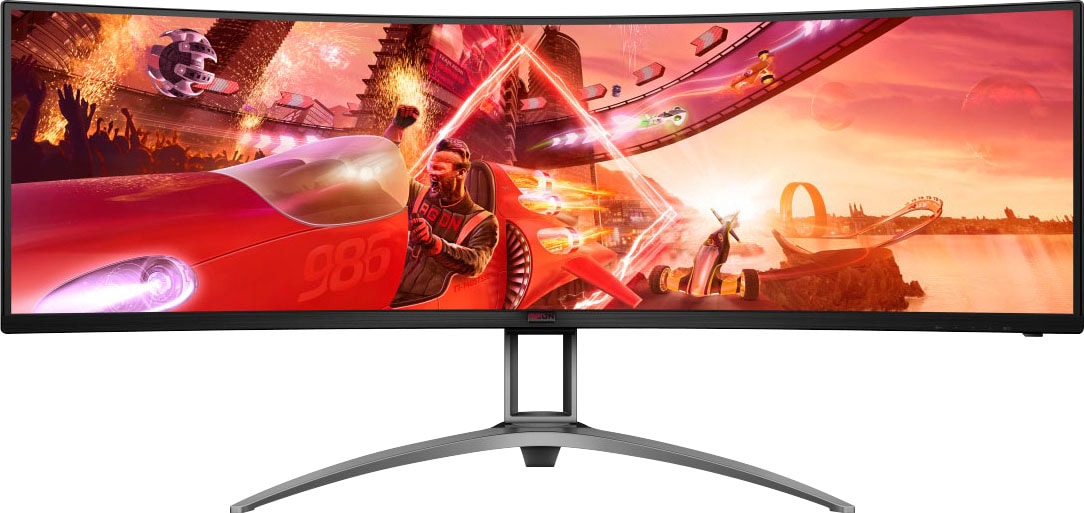 AOC Curved-Gaming-Monitor »AG493QCX«, 124 cm/49 Zoll, 3840 x 1080 px, Full HD, 1 ms Reaktionszeit, 144 Hz