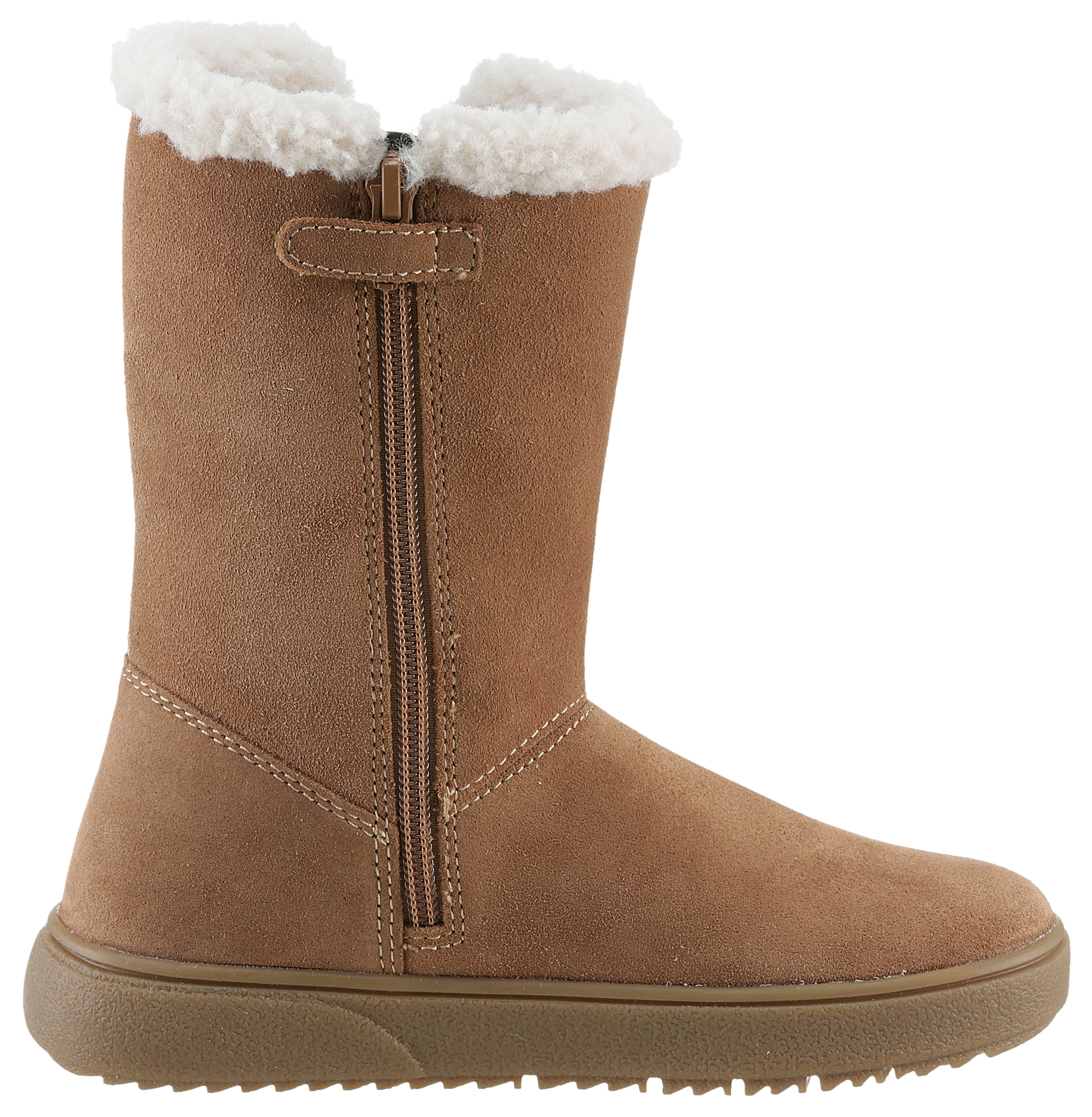 Geox Winterstiefel »J THELEVEN GIRL WPF«, Snowboots, Schlupfstiefel mit Warmfutter