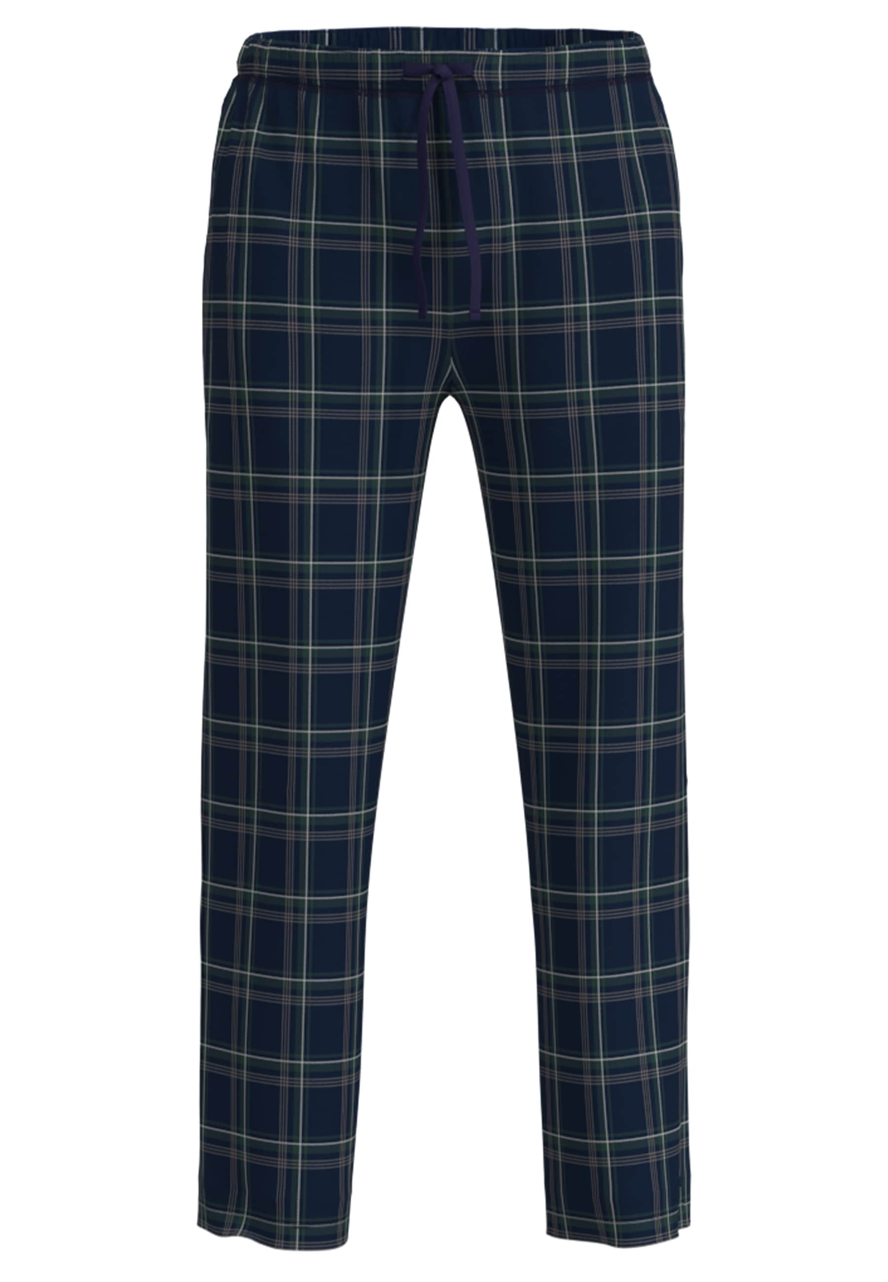 bugatti Bermudas  lang, kariert, bequem, weich, mit Kordelzug, Baumwolle