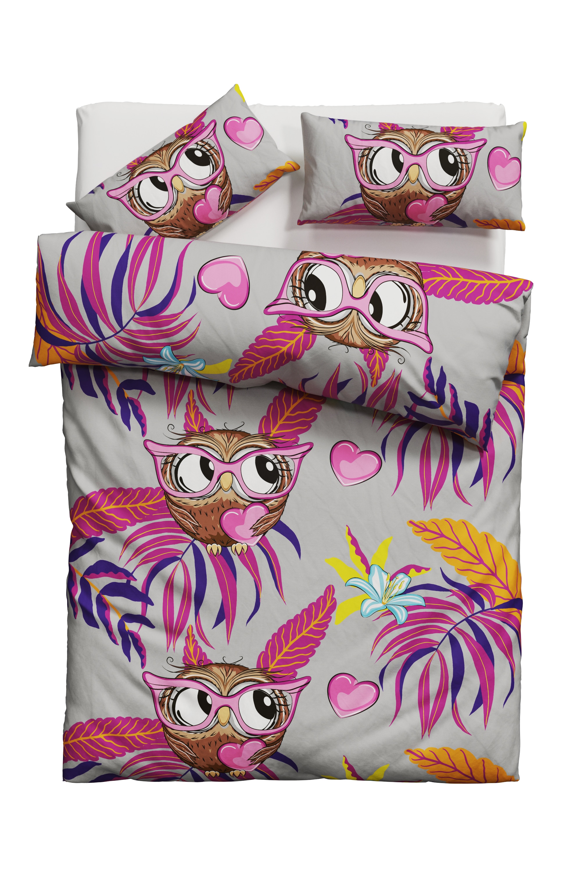 my home Bettwäsche »Physalis« 2 Stk. tlg. in Gr. 135x200 oder 155x220 cm, 100% Baumwolle, mehrere Designs