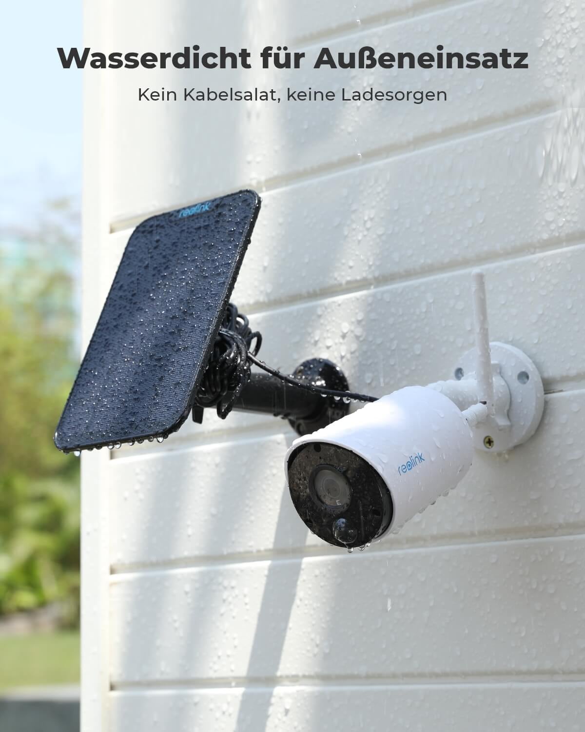Reolink Überwachungskamera »Argus Series B320 inkl. Solar Panel«, Außenbereich-Innenbereich