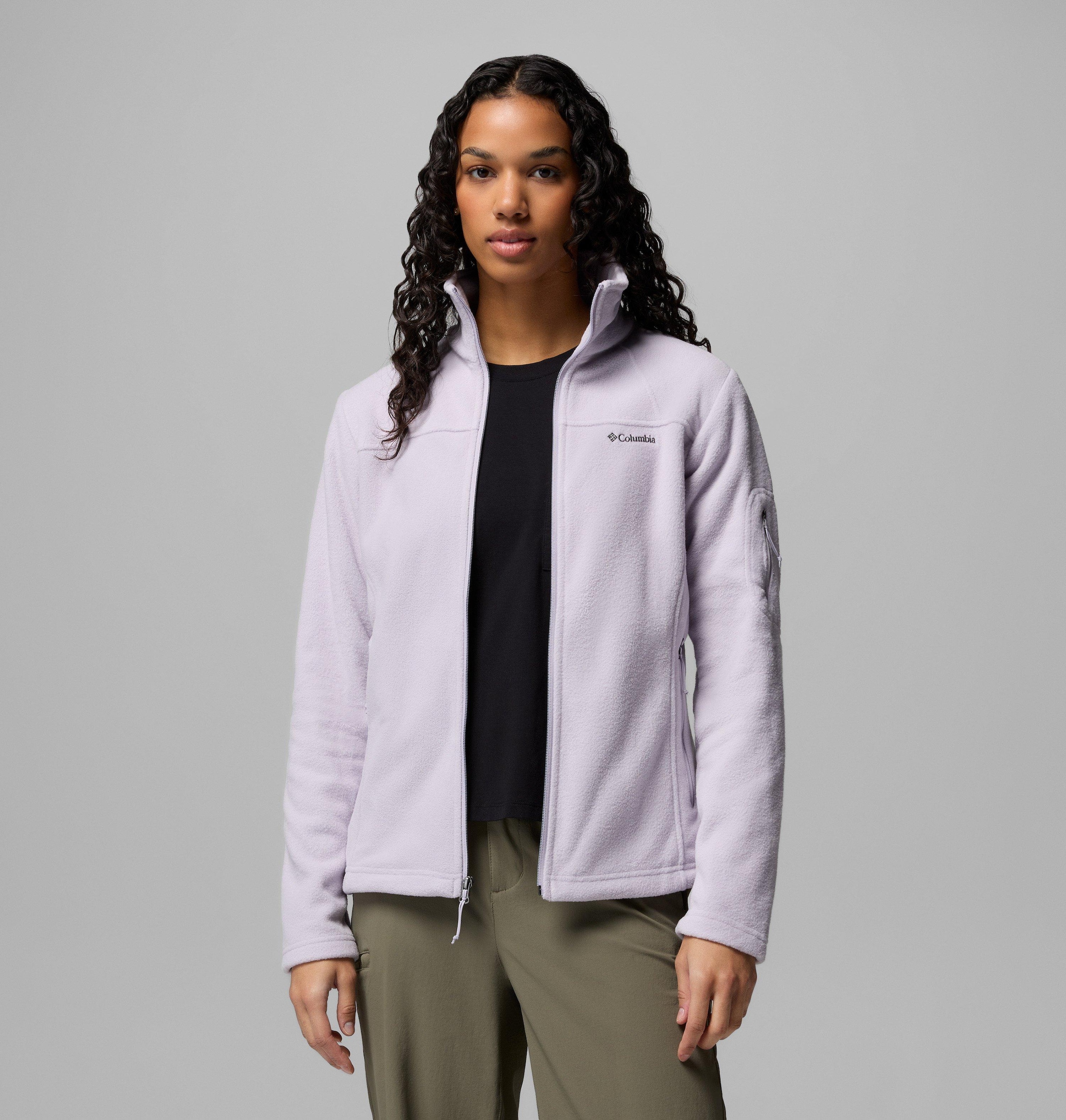 Columbia Fleecejacke »Fast Trek II Jacket« mit Stehkragen, mit Reißverschlusstaschen, für Wandern und Laufen
