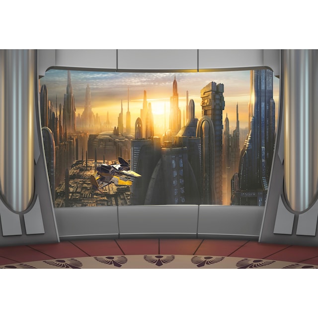 Komar Fototapete »Star Wars Coruscant View«, 368x254 cm (Breite x Höhe),  inklusive Kleister online kaufen | mit 3 Jahren XXL Garantie